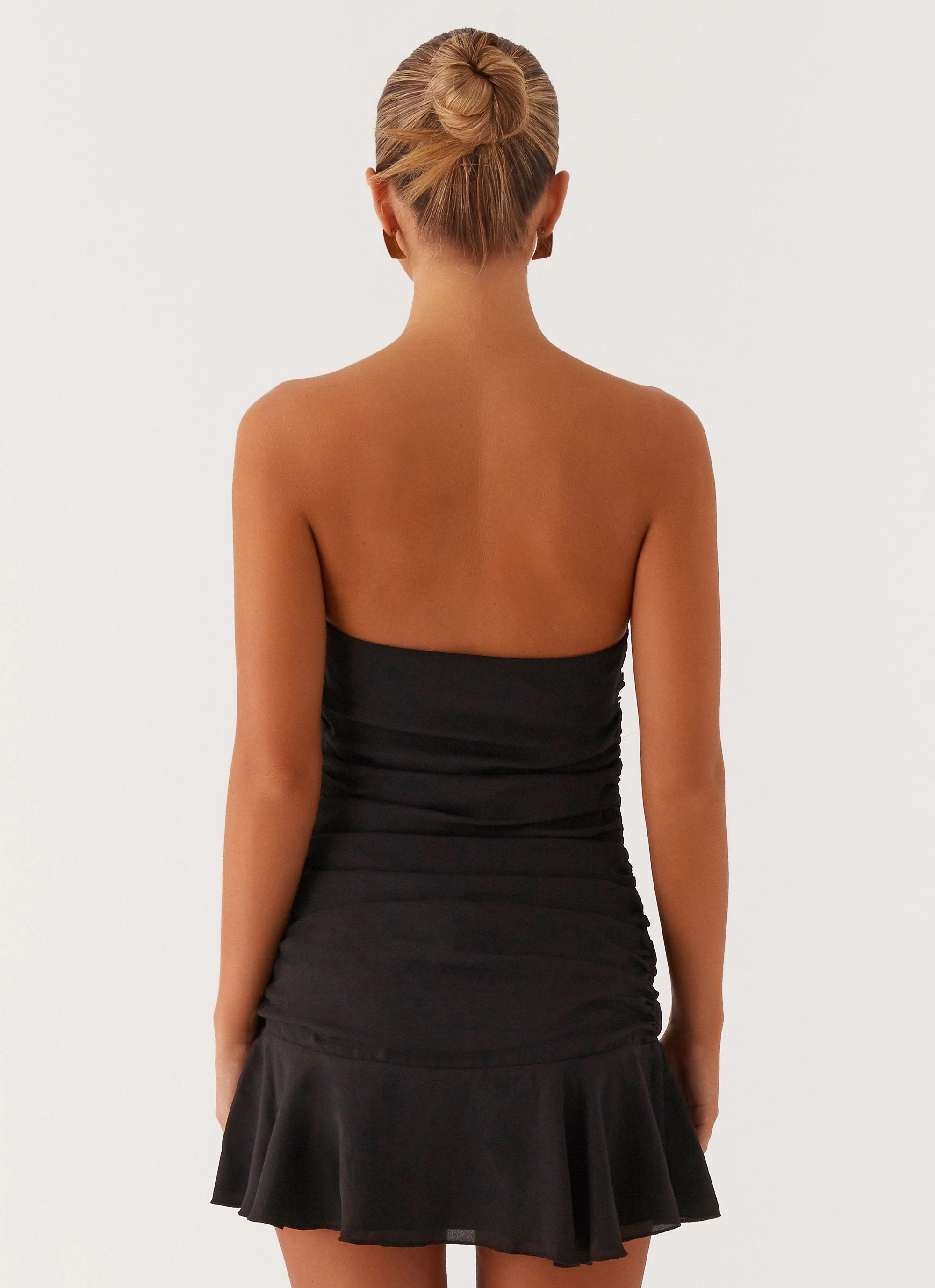 Jodie Mini Dress - Black Festive Mood