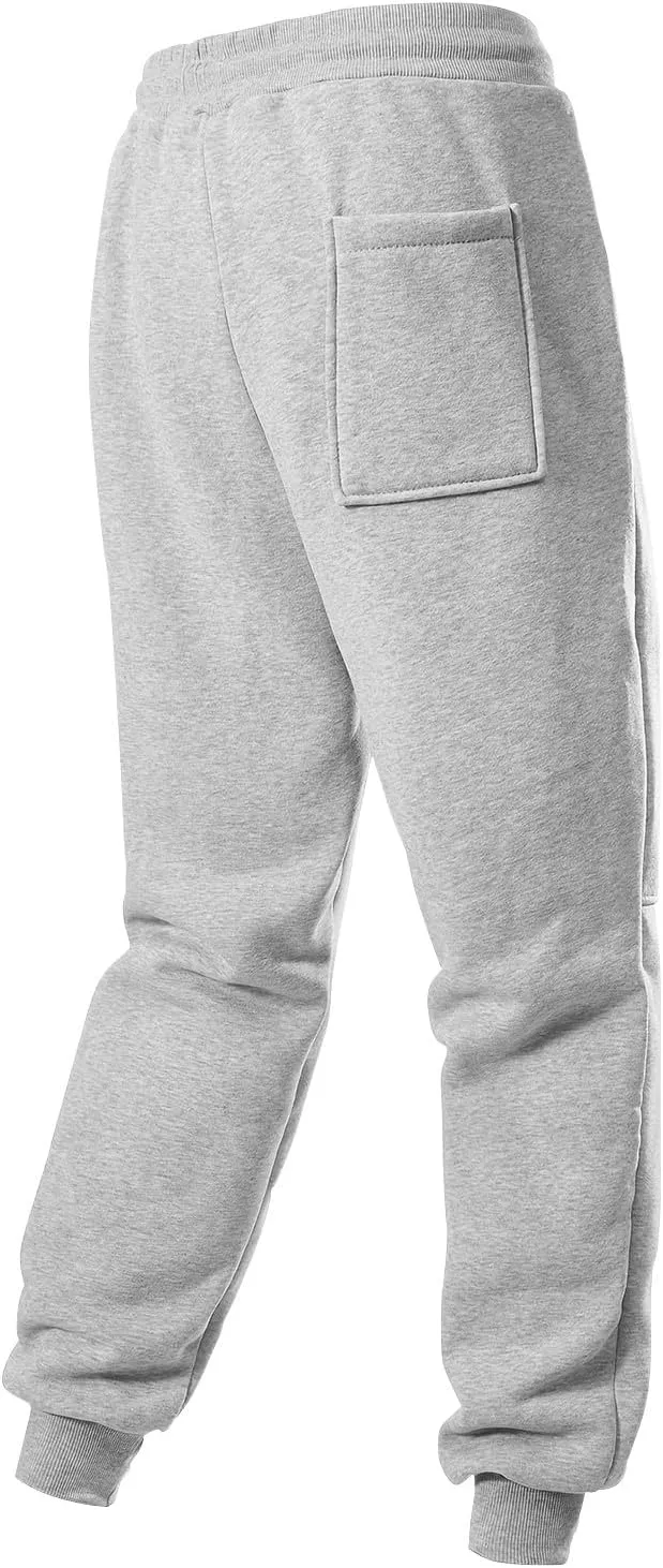 Joggers for Men Baggy Drawstring Waist Tapered Athletic Sweatpants with Pockets Casual Workout Active Running Pants
