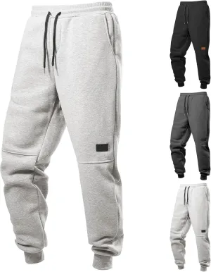 Joggers for Men Baggy Drawstring Waist Tapered Athletic Sweatpants with Pockets Casual Workout Active Running Pants