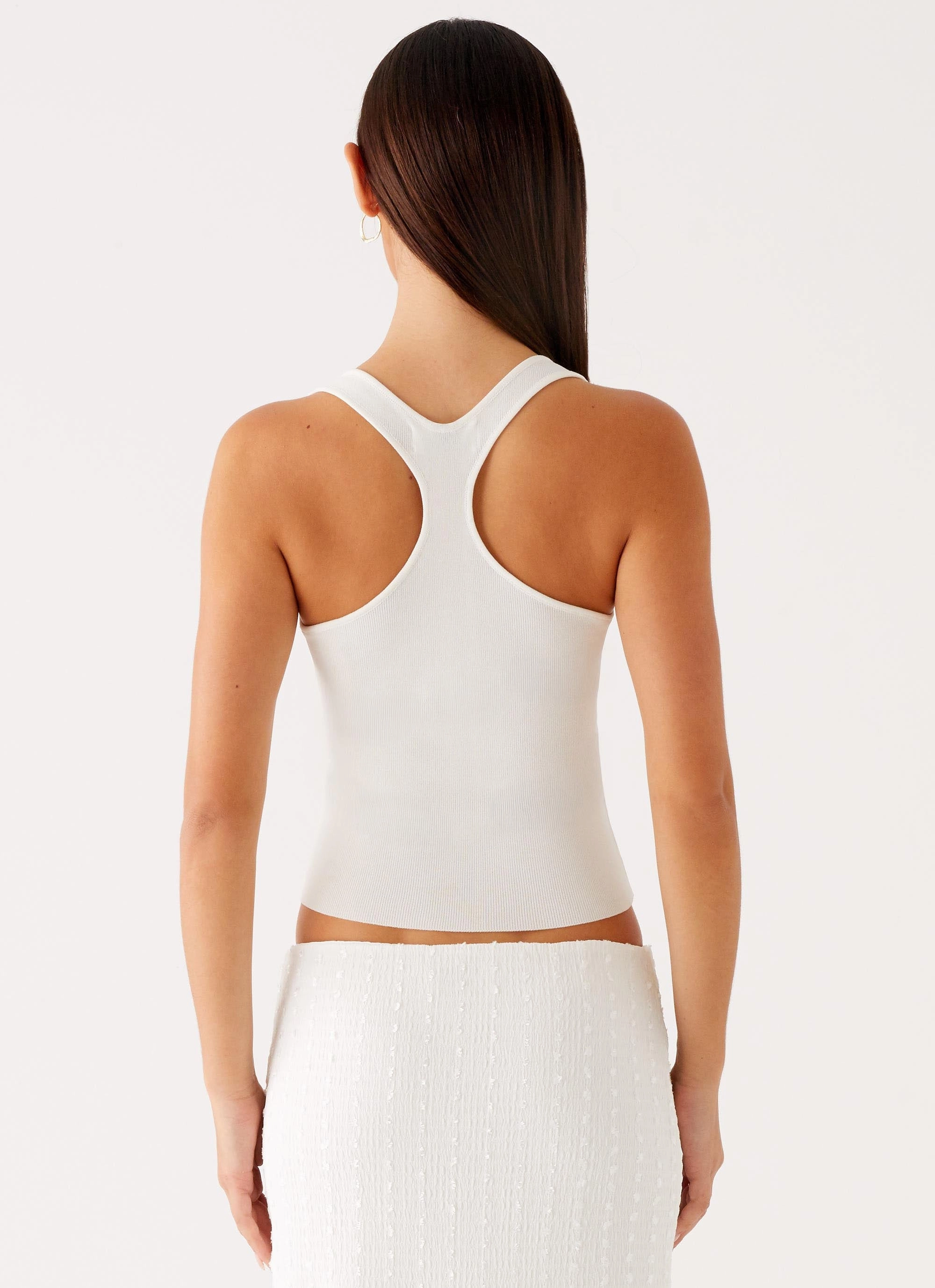 AntiOdor Johanna Knit Top - White