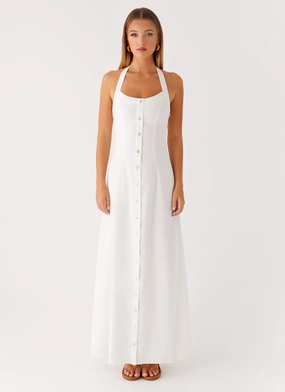 Art Event Jovanni Maxi Dress - White