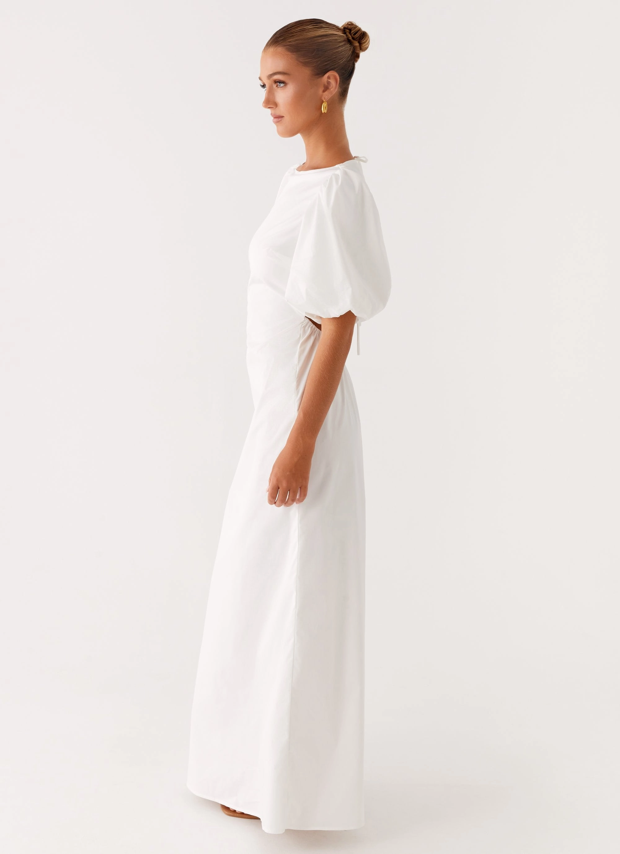 Judy Maxi Dress - White NonSlipClosure