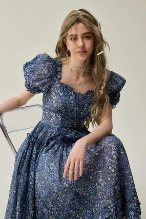 Julia 35 | Floral linen dress Chill Wear