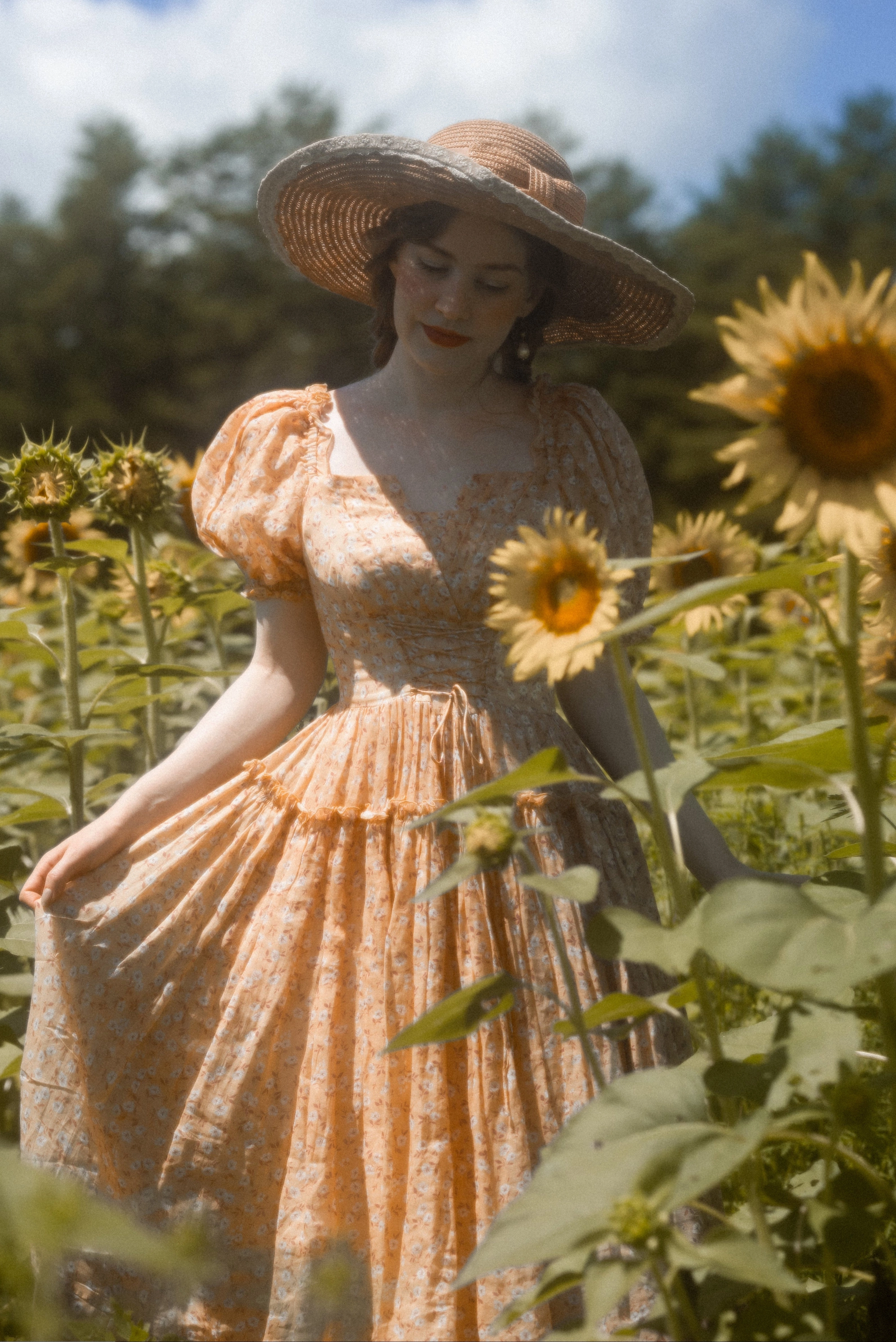 Julia 35 | Floral linen dress Comfort Wearable