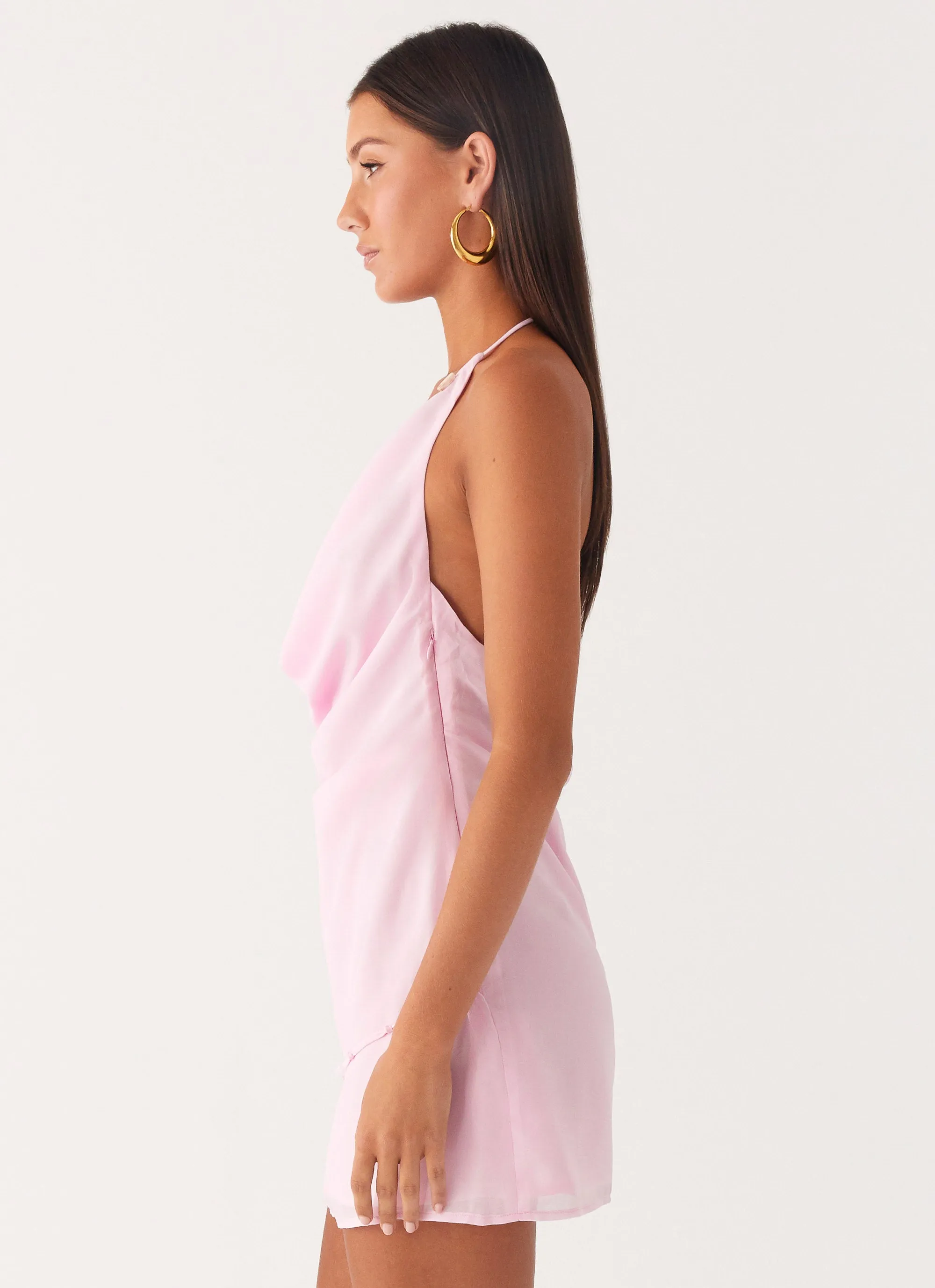 Just for Love Mini Dress - Baby Pink effortless grace