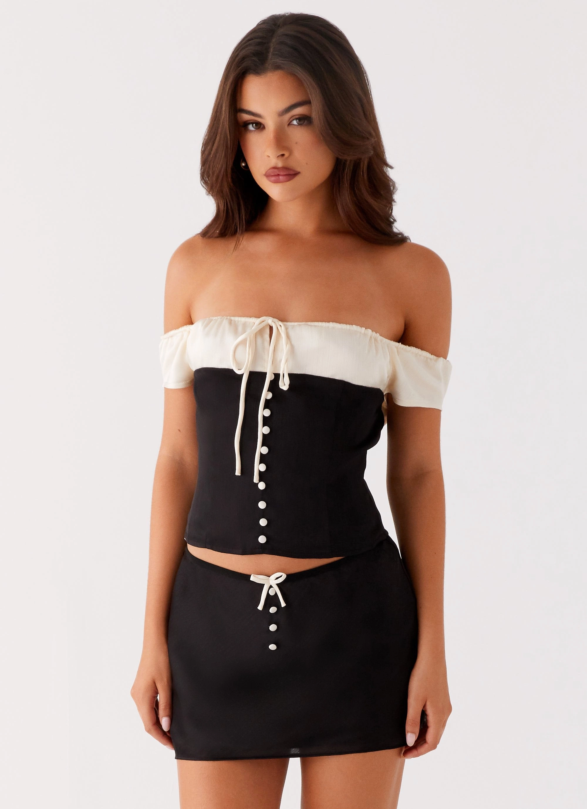 Justice Mini Skirt - Black Quality Material Versatile Design