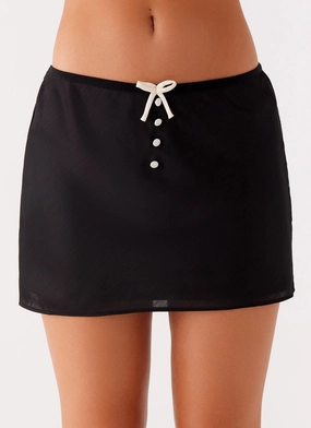 Street Ready Justice Mini Skirt - Black