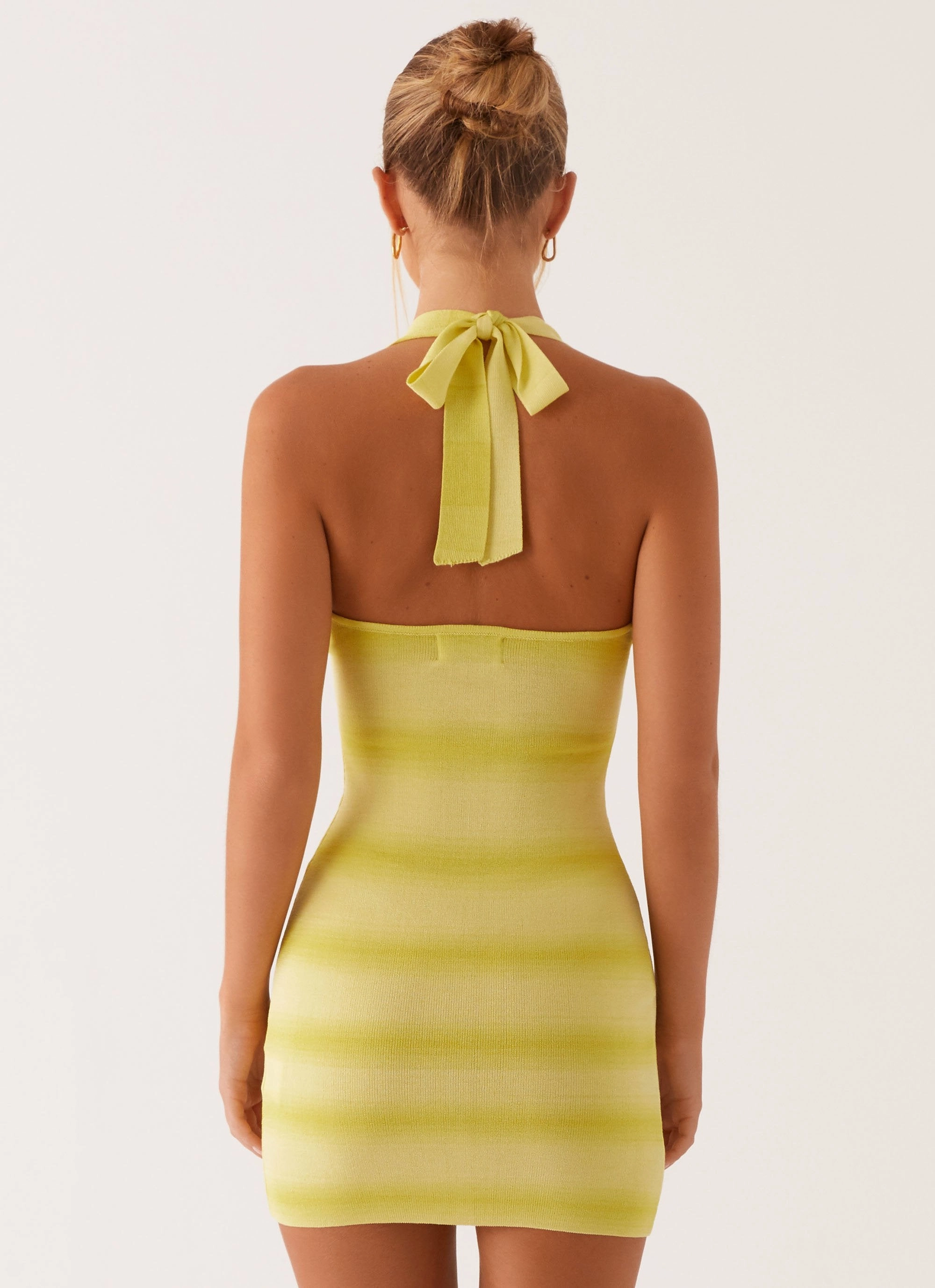 Family Joy Bodycon-Fit Kallie Knit Mini Dress - Yellow