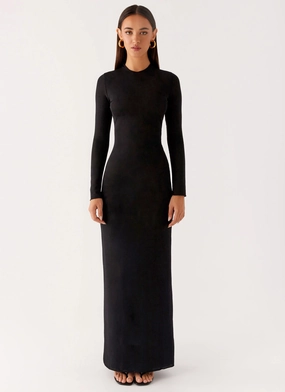 Elegant Style Kamora Maxi Dress - Black