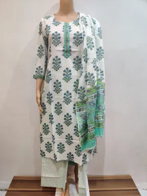 Kangaroo Paw Kurta pant dupatta set
