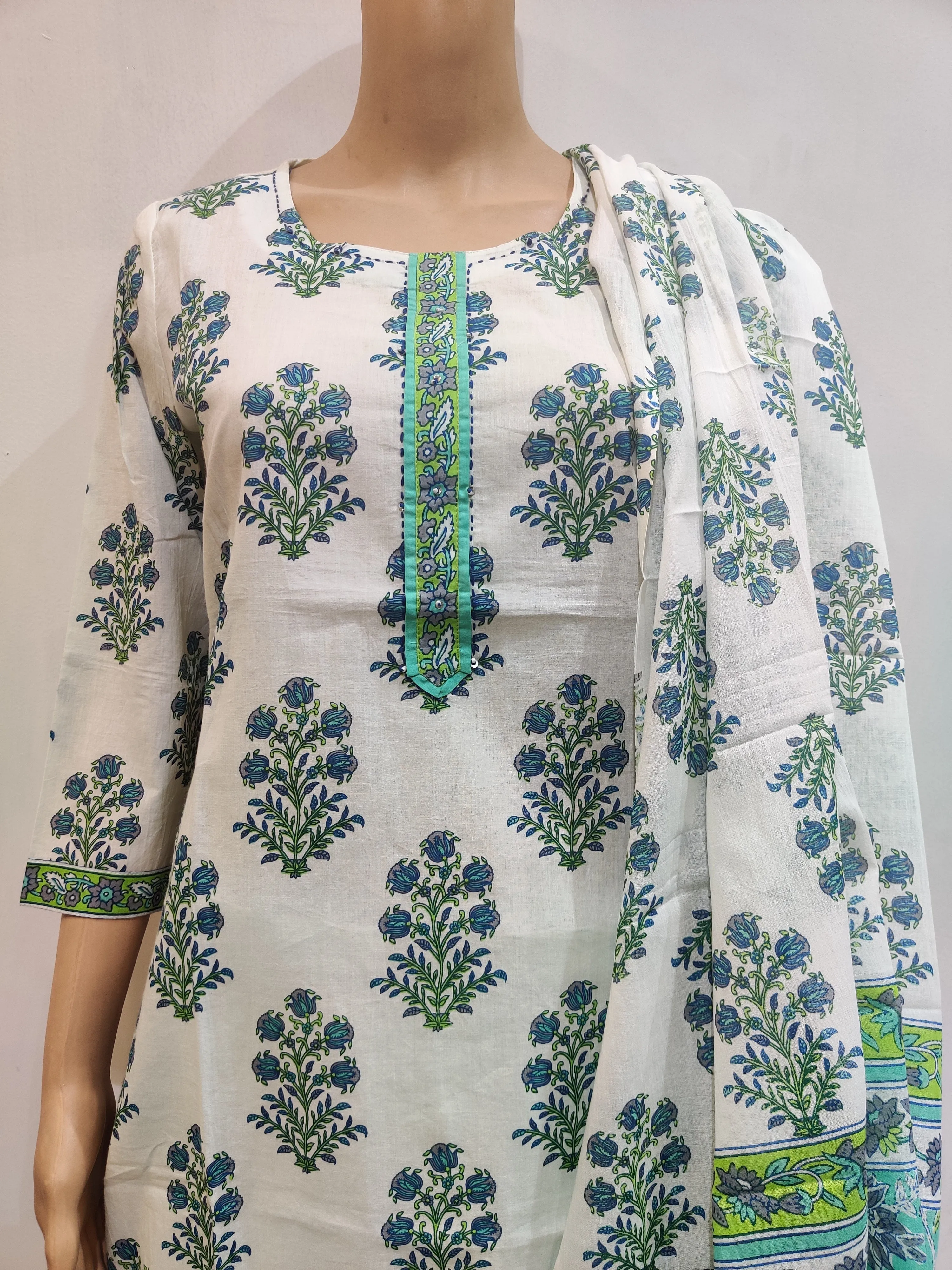 Kangaroo Paw Kurta pant dupatta set
