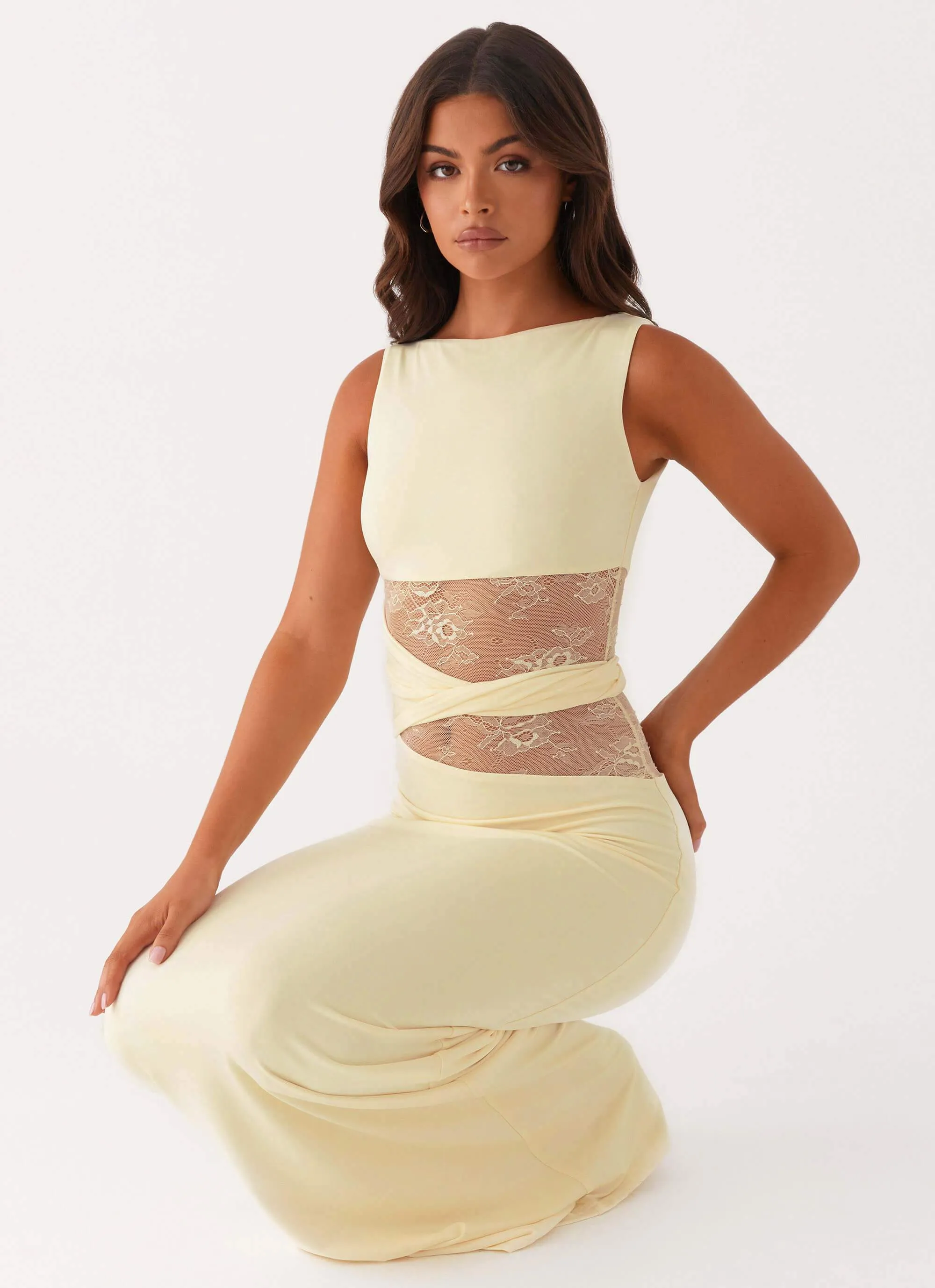 Karma Maxi Dress - Yellow Relax Flex