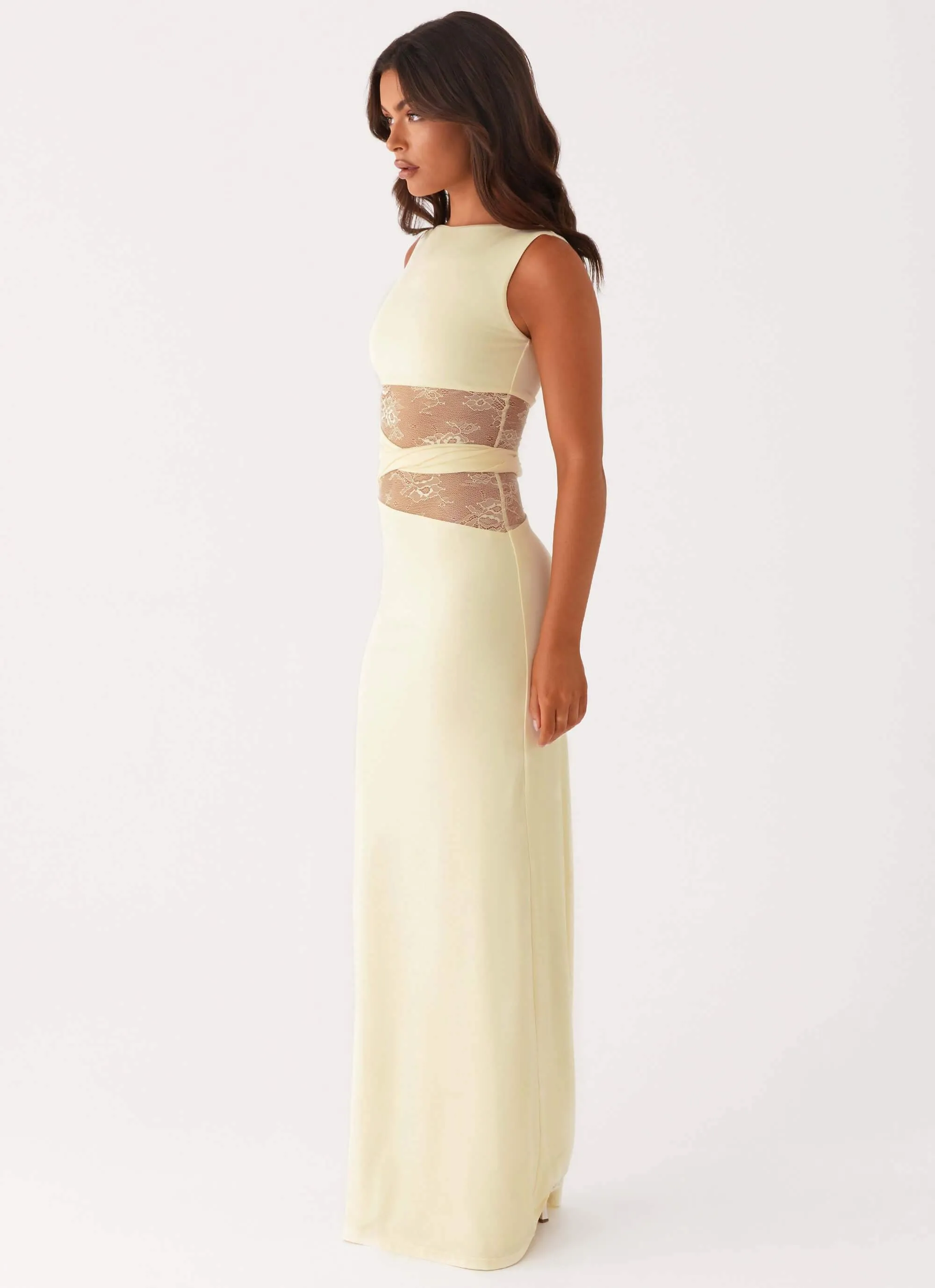 Karma Maxi Dress - Yellow Body Safe Neutral Mood