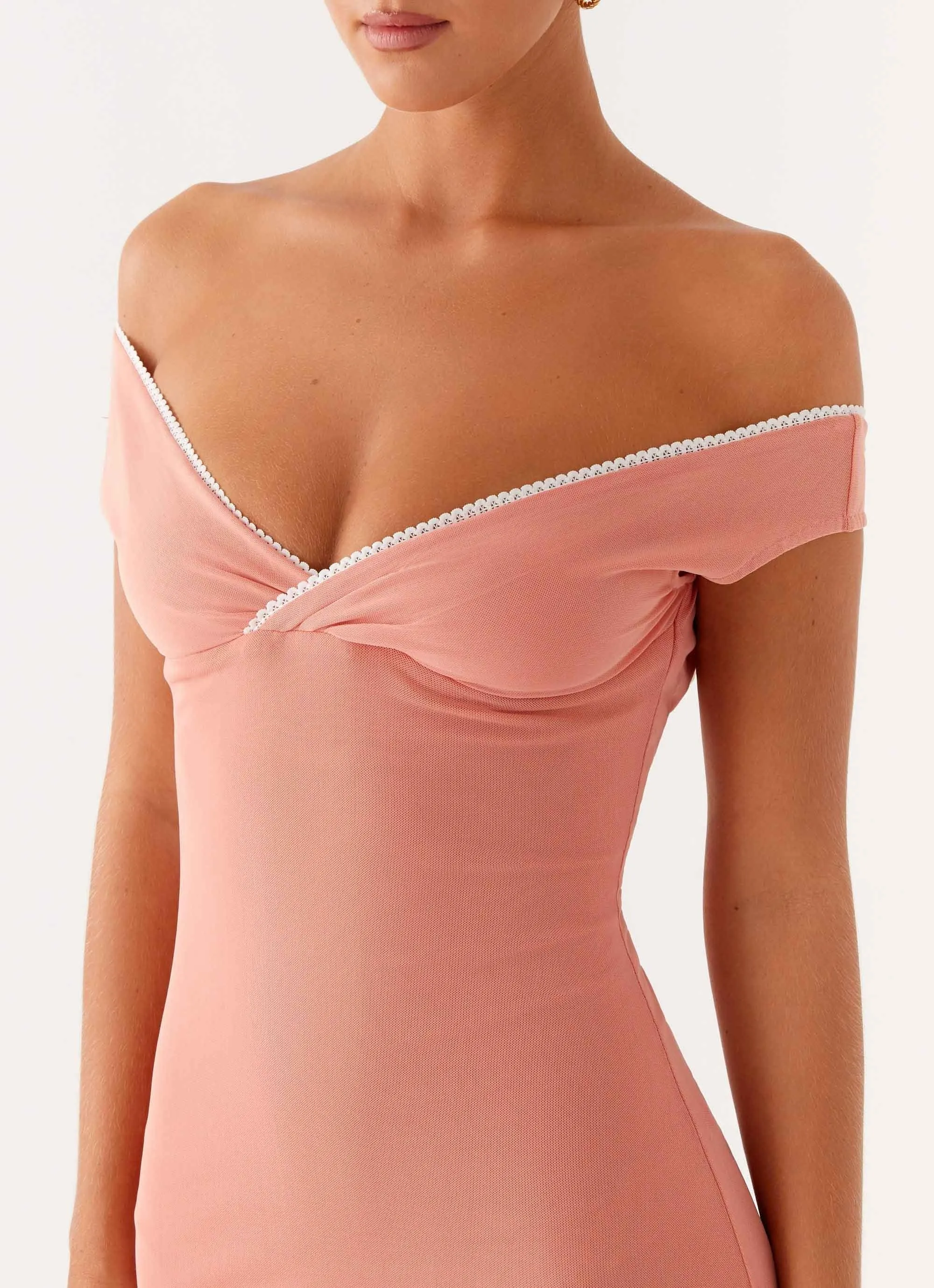 NoiseFreeFabric Katiya Maxi Dress - Peach