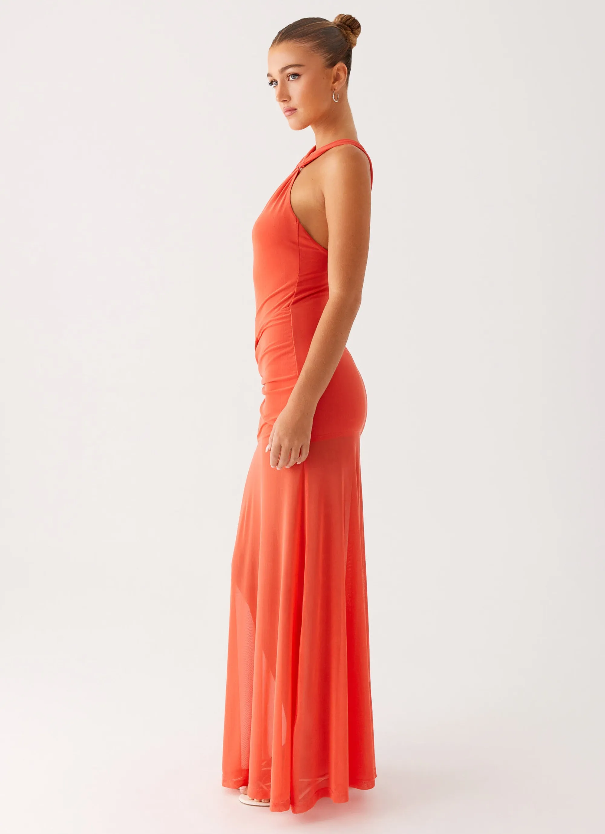 FoldablePackaging Soft Movement Kavala Maxi Dress - Coral