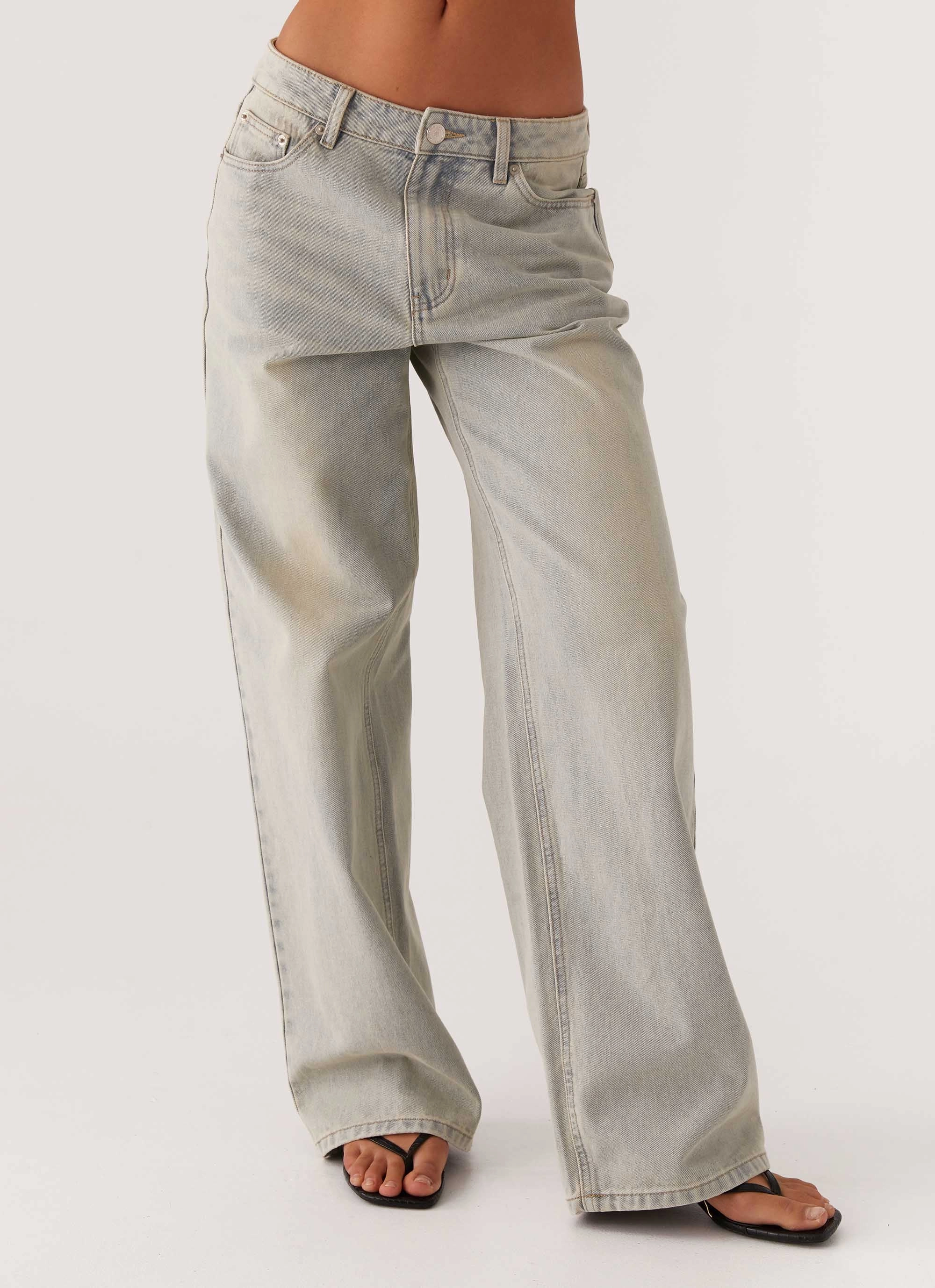 Comfy Ease Keanna Low Rise Denim Jeans - Vintage