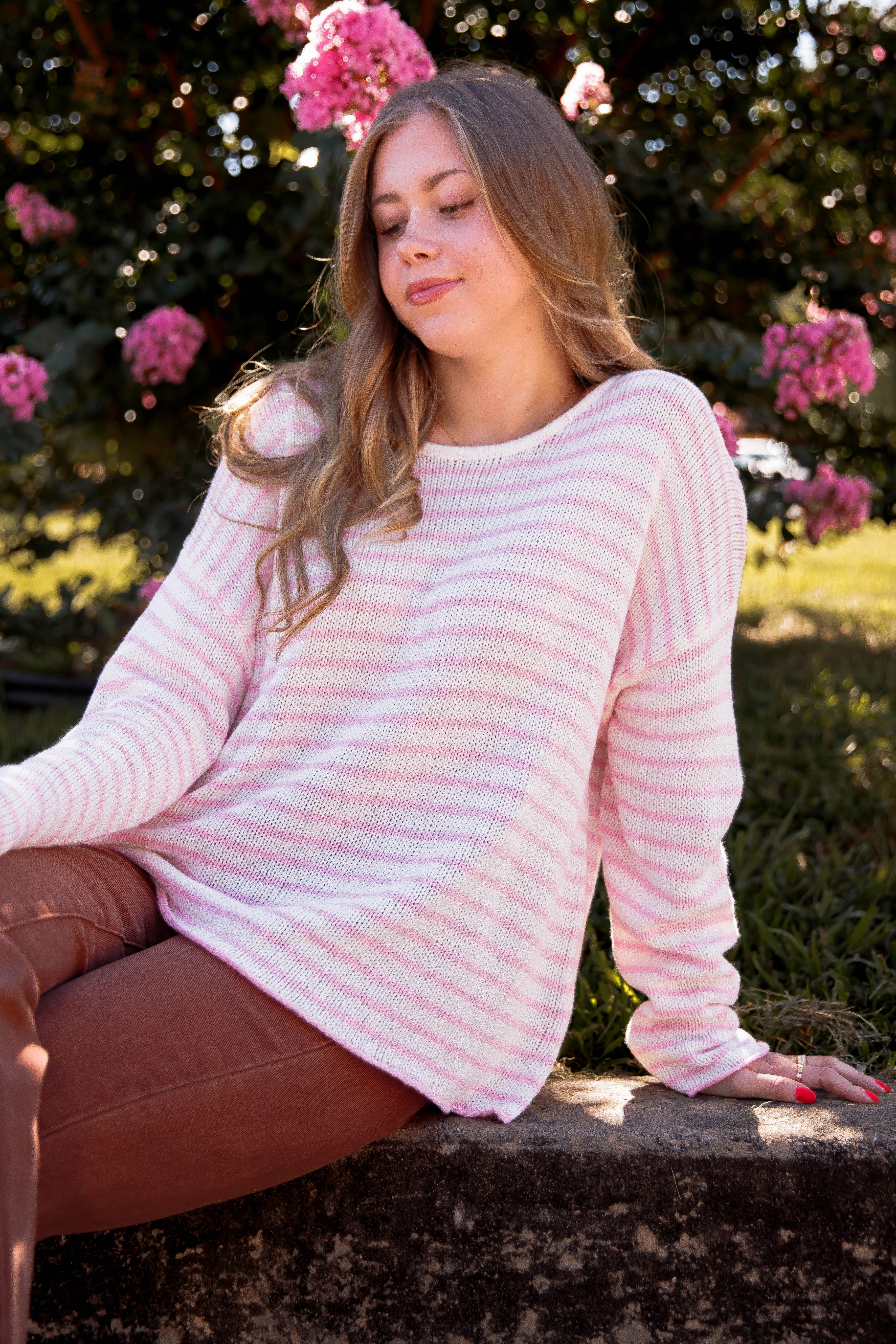 Keep It Bright Sweater RecycledPolyesterBlend Tear Resistant Weave