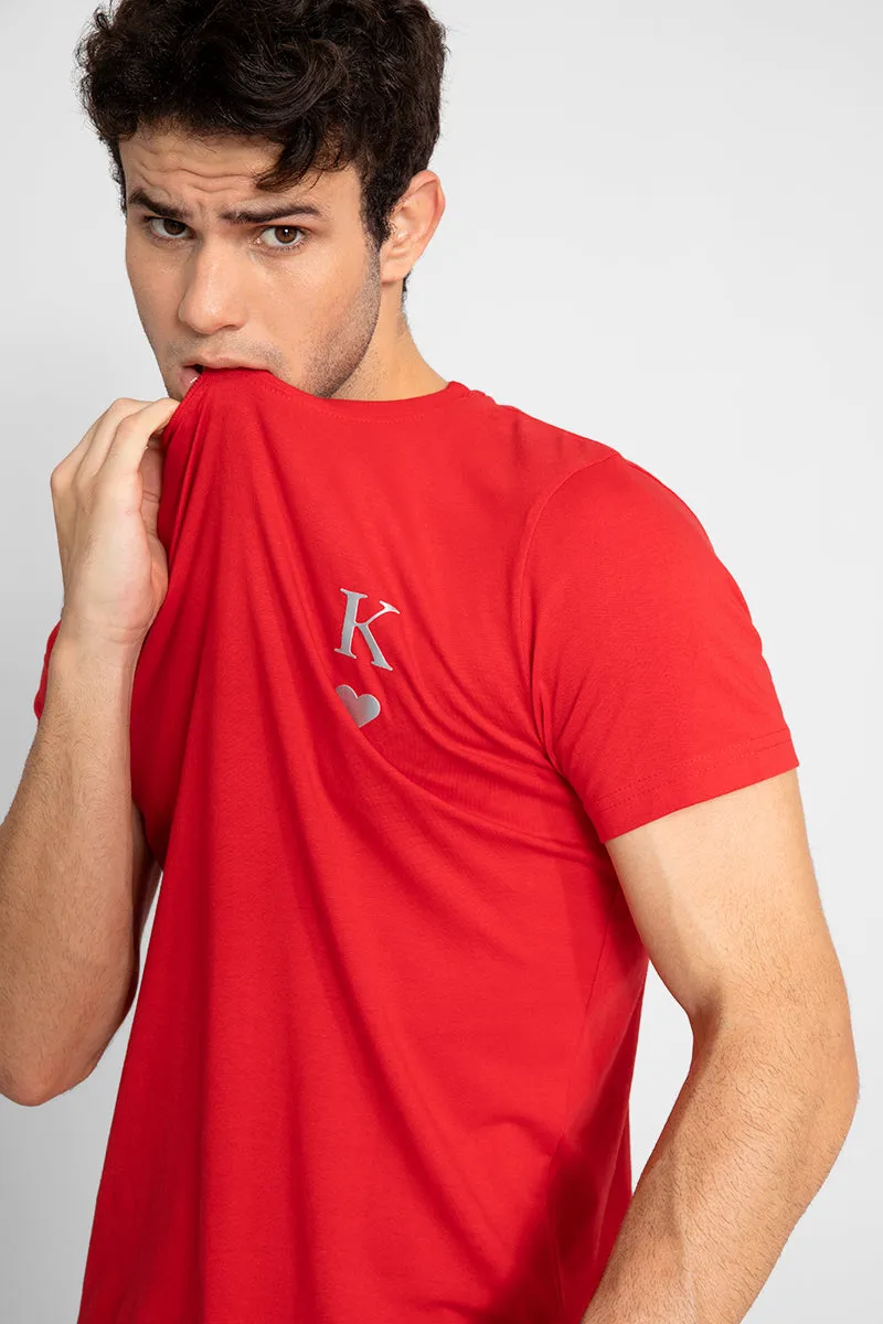 King of Hearts Red T-Shirt