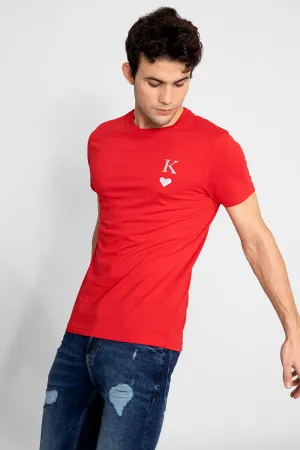 King of Hearts Red T-Shirt