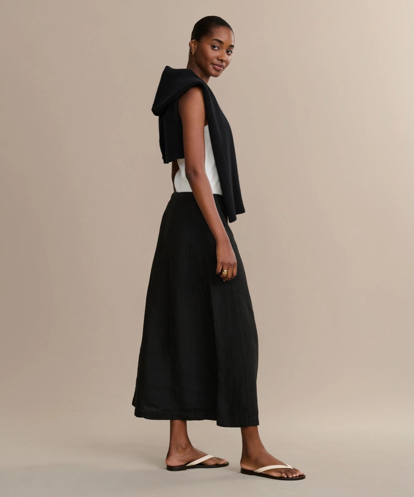 Kinney Skirt Casual Active High Waist Stretch