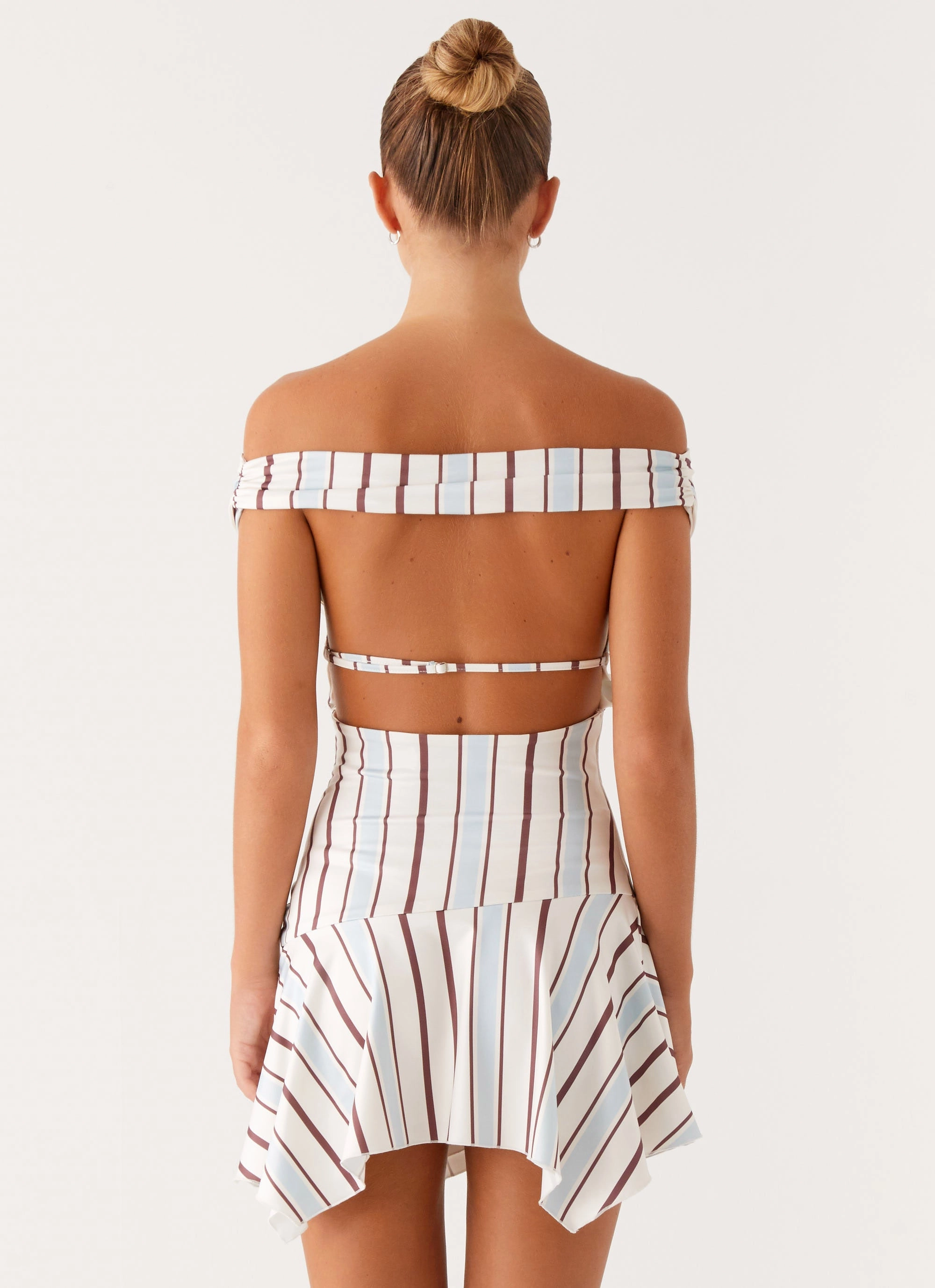 Trendy Piece Kirby Mini Dress - Blue Stripe