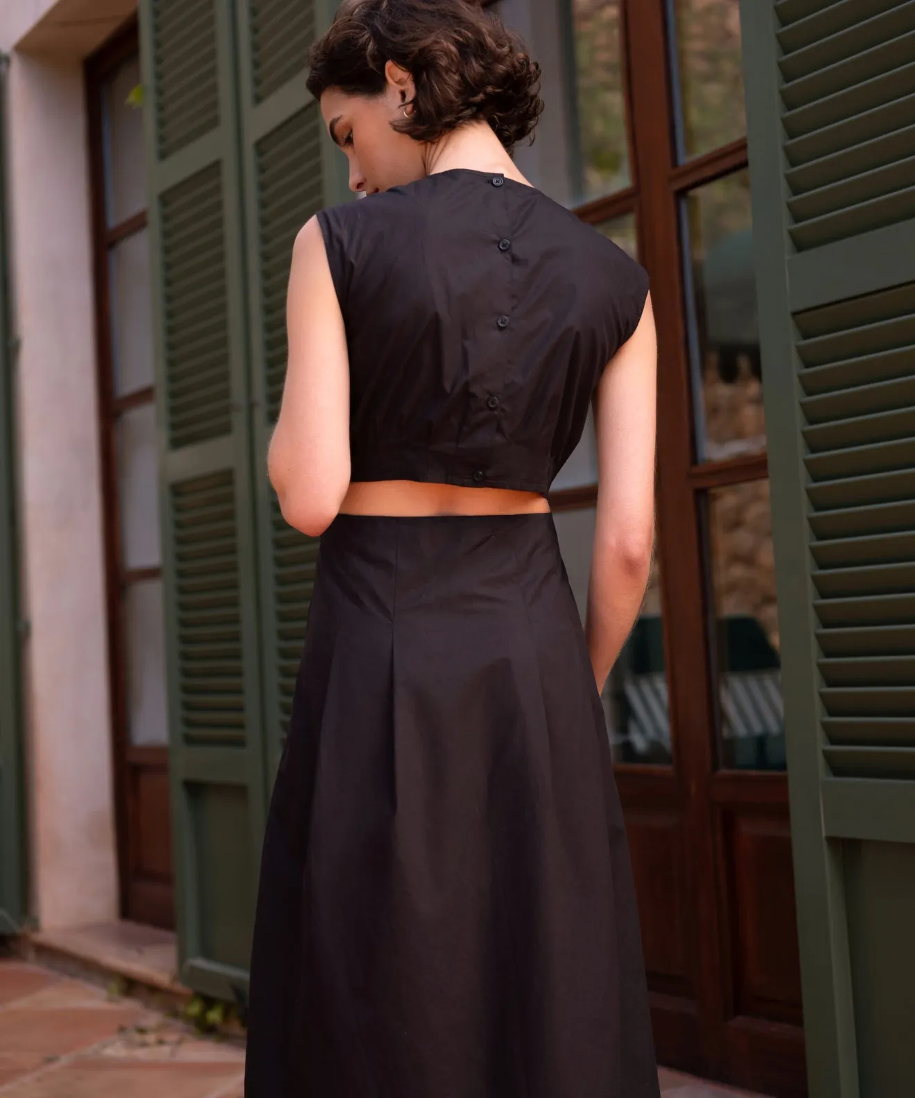 Kit Dress Tiered Skirt Polished look dress