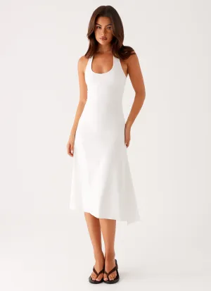 Fresh Style Klyne Midi Dress - Ivory