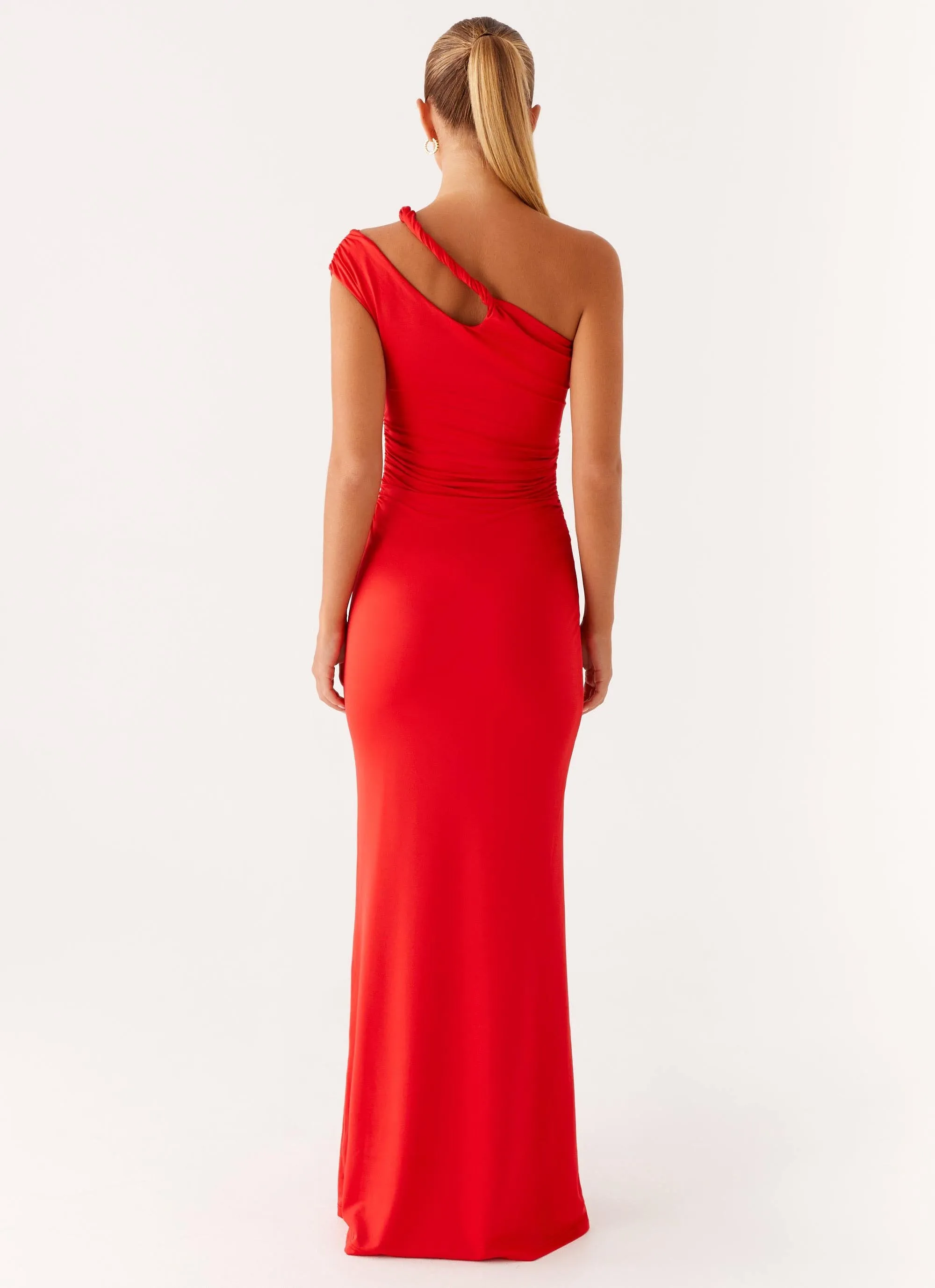 Bless Glow Smart Casual Lopez Maxi Dress - Tangerine