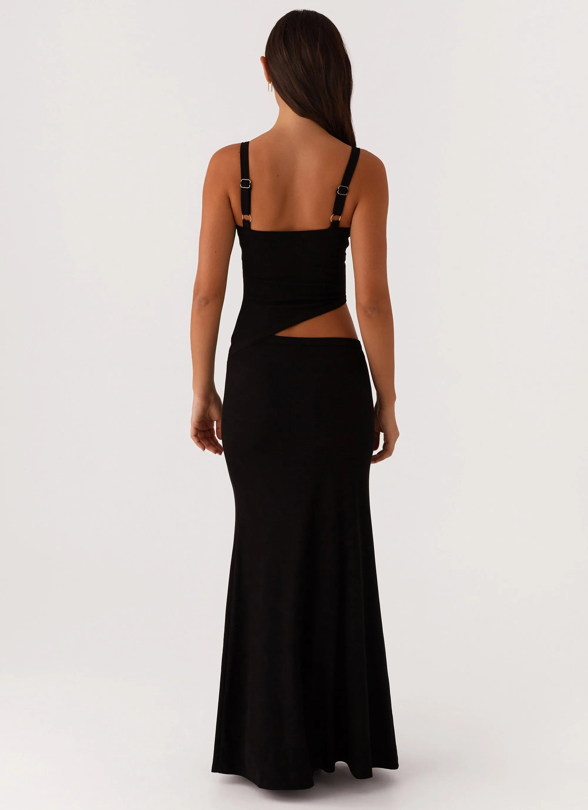 Jocelyn Maxi Dress - Black Lounge Comfort Feminine Design