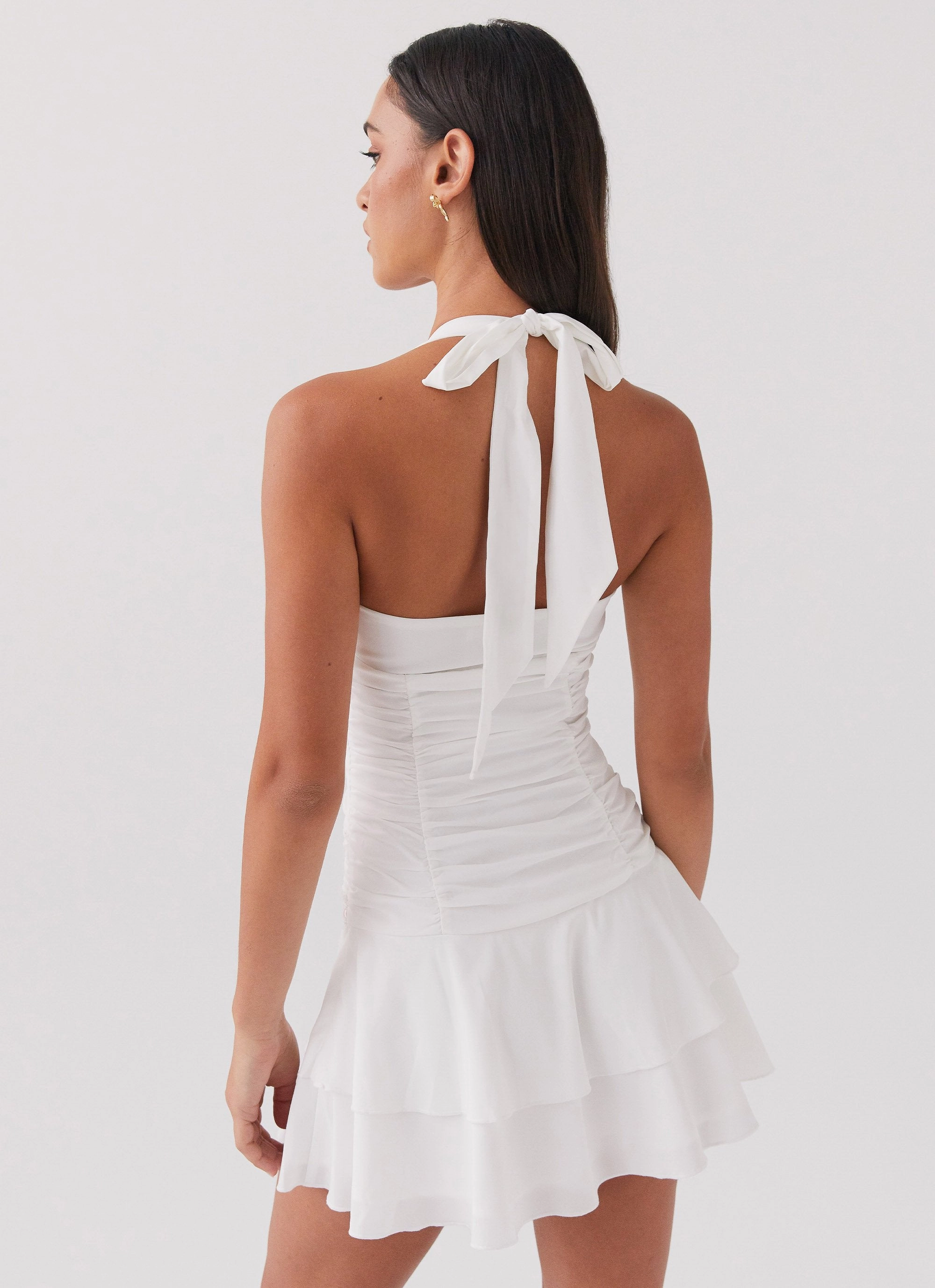 Kordyn Mini Dress - White Social Ease