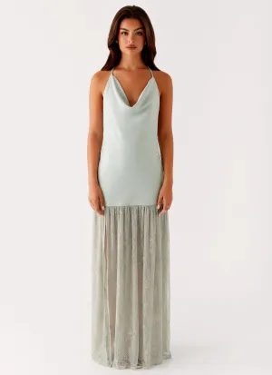 Light Blend Kylie Maxi Dress - Sage