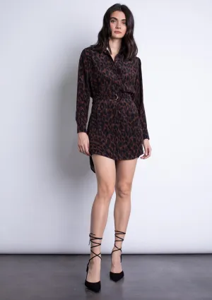 Kylie Print Mini Dress Chic Comfort