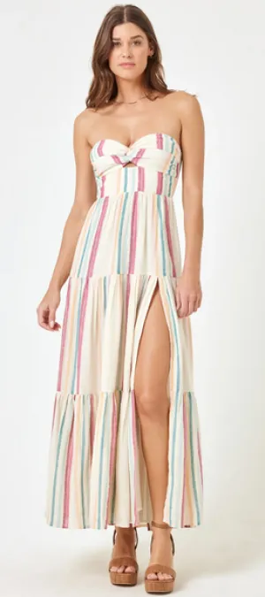 L Space Alessandra Dress Smart Wear Piped-Edge