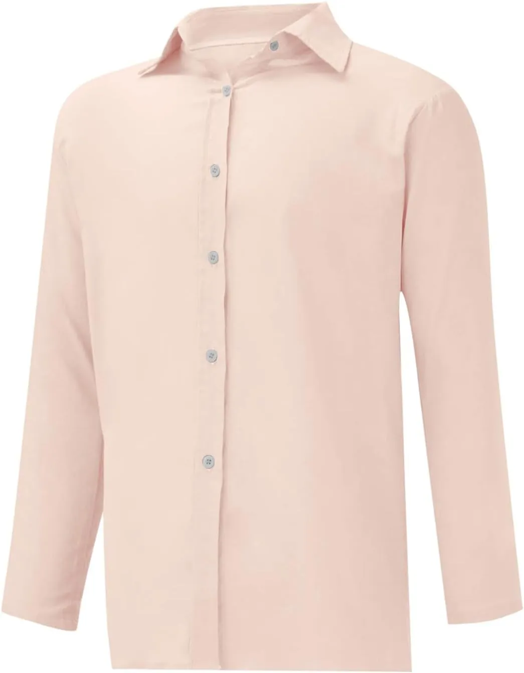 Ladies Summer Casual Linen Shirts for Men Sleeve Down Blouses Tops Denim Button Down Shirt Women Plus Size Button