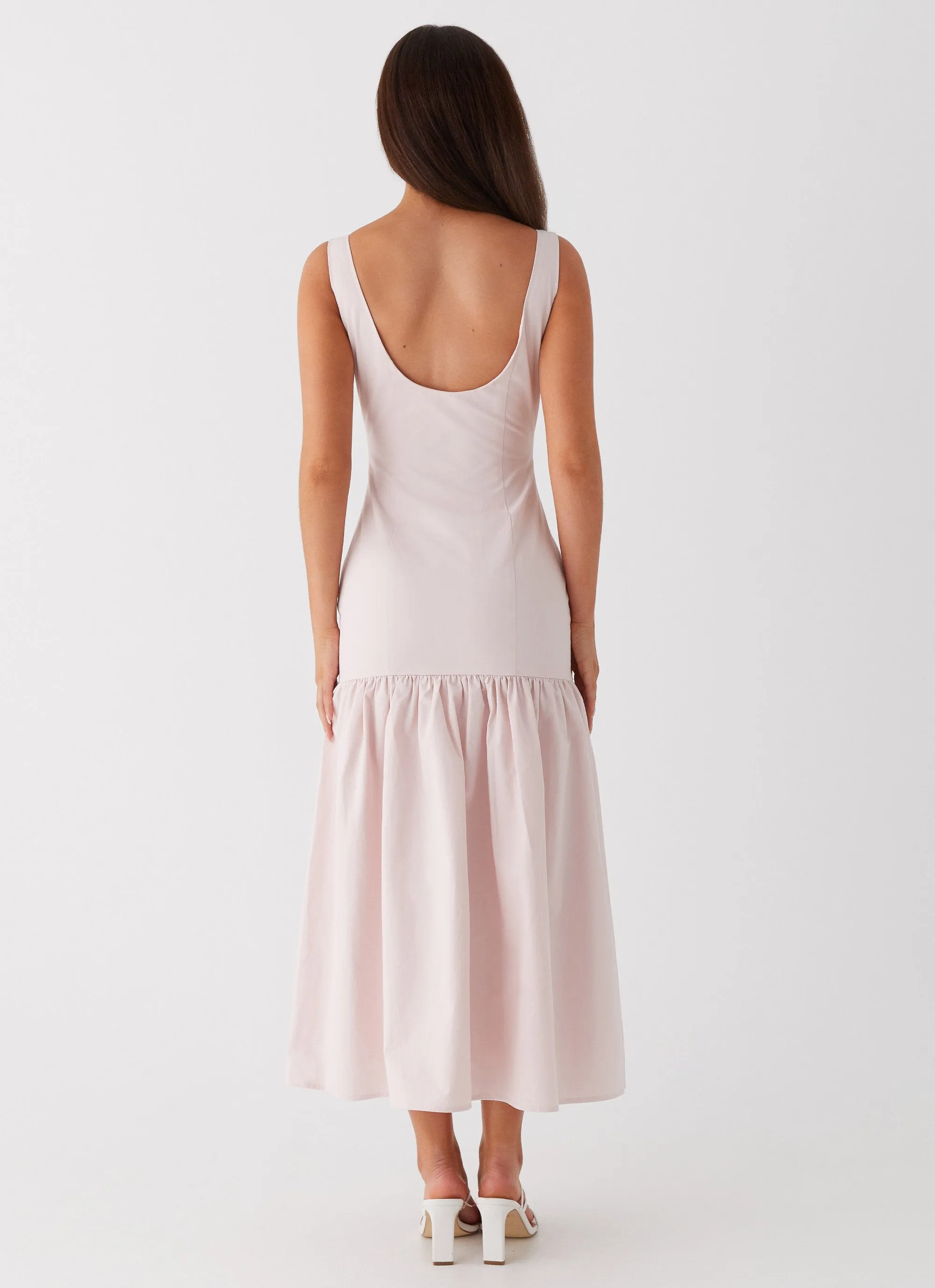 Ladylike Midi Dress - Pink Timeless Beauty Sweet Mood