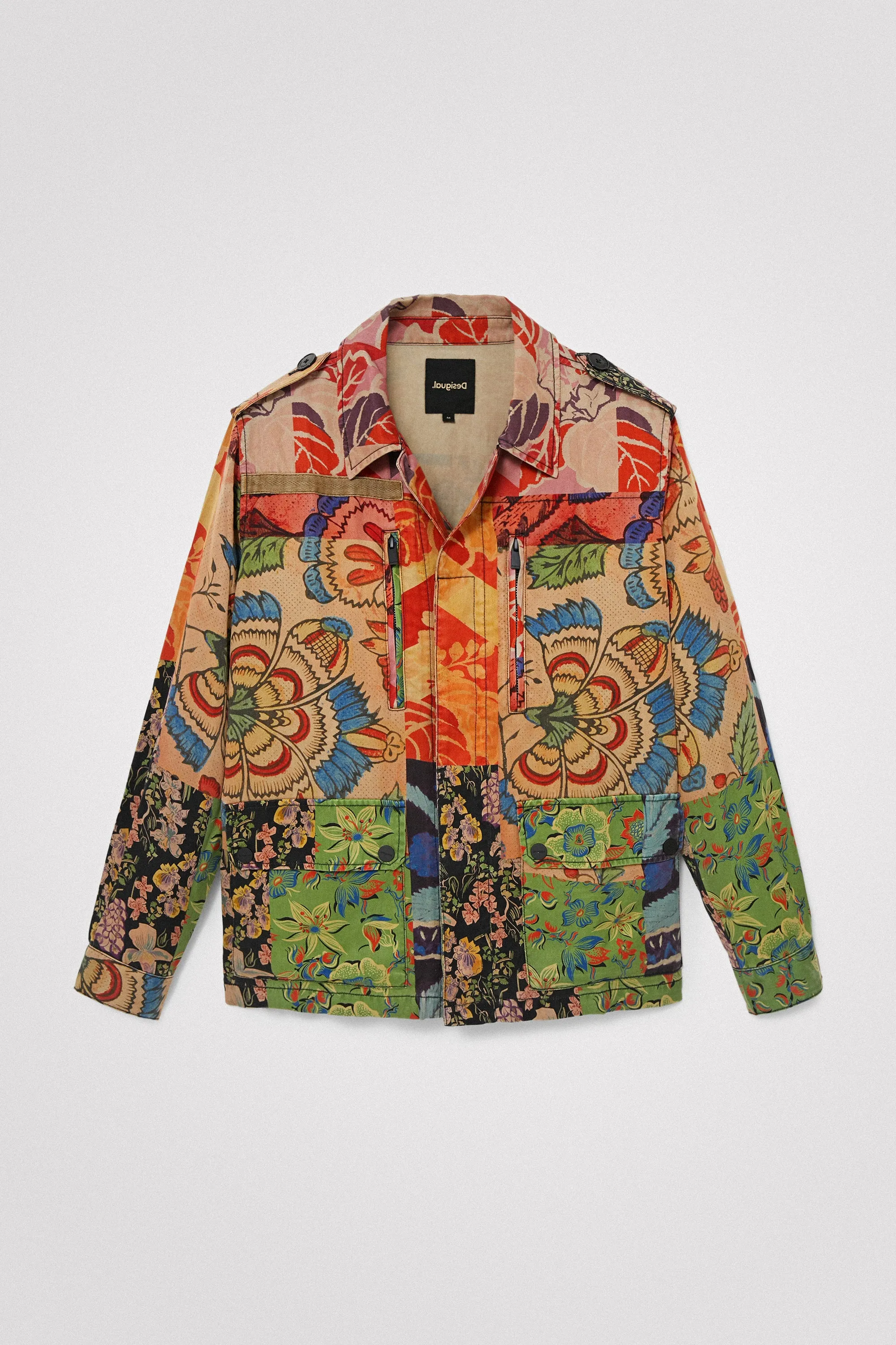 Larson Tutti Fruiti Casual Bright Floral Jacket SS22 Desigual Style 22SWEW56 New Season