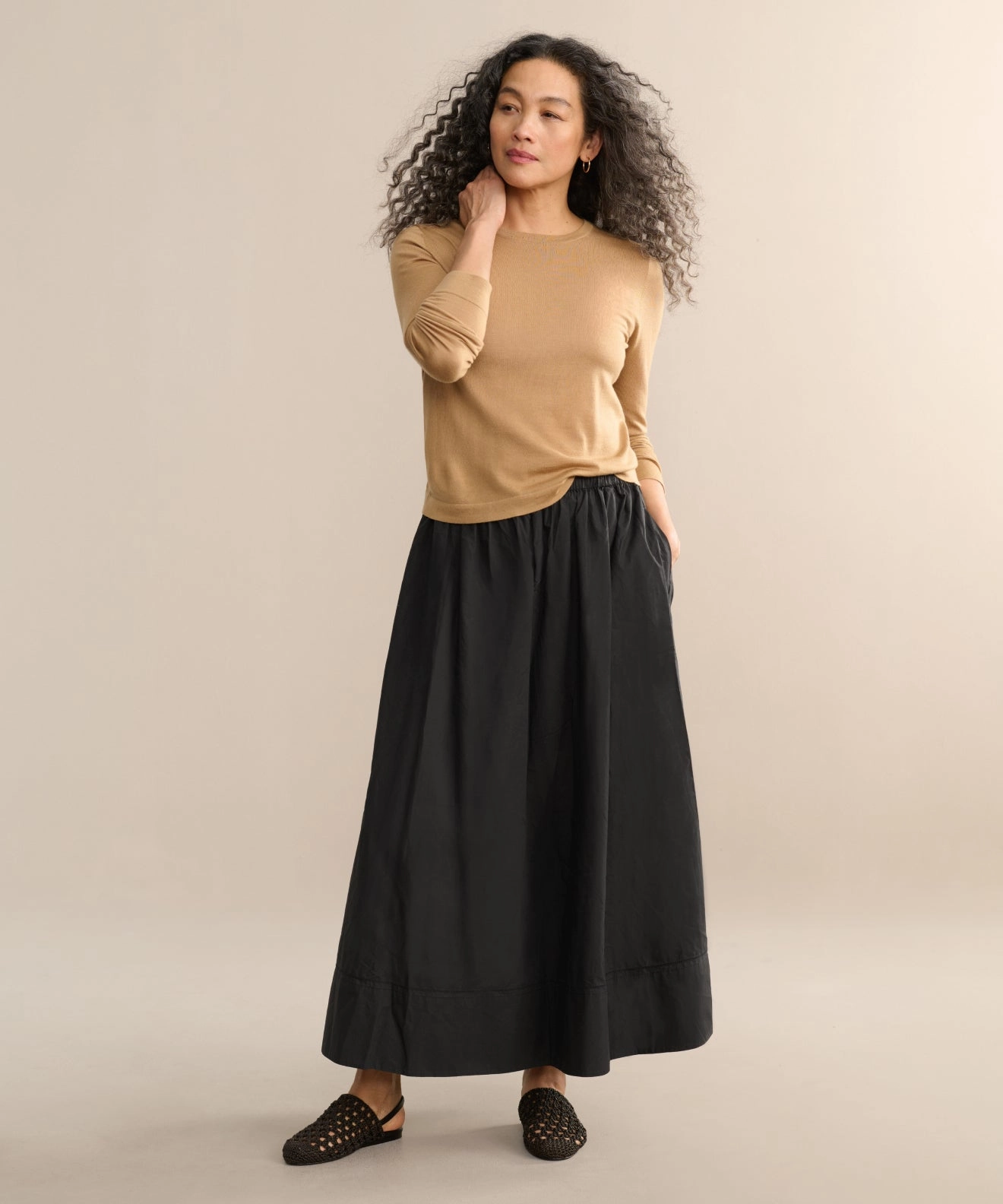 AntiStaticFinish Quick-Dry Fabric Lauren Skirt
