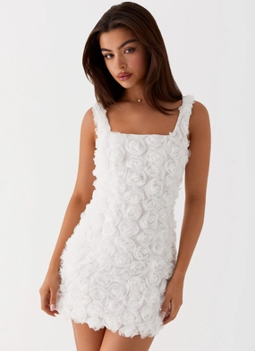 Sister Glow Modern Comfort Valentina Mini Dress - White