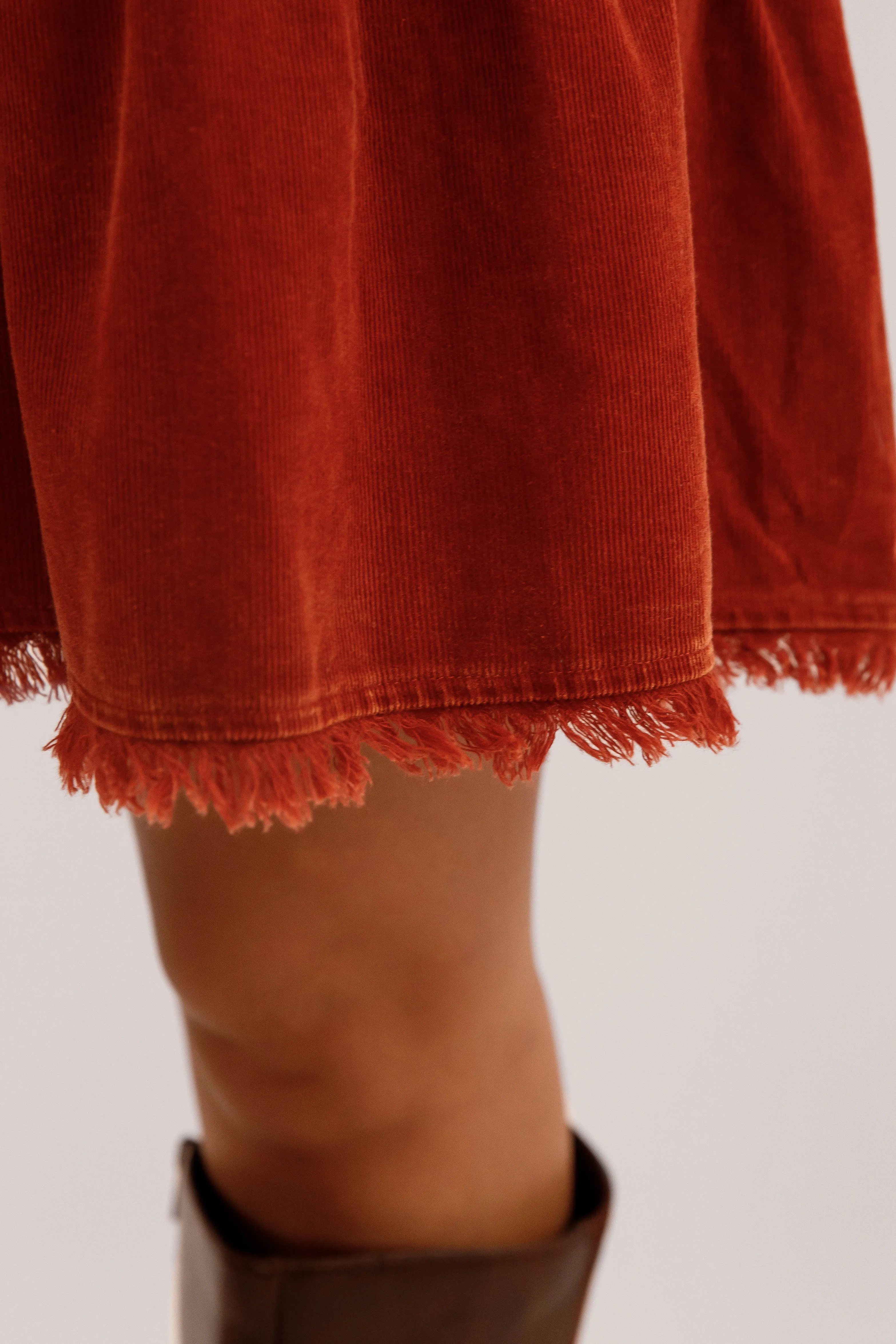 Evening Tone Hope of It All Dress-Rust