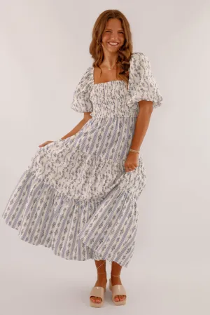 Nothing Is By Chance Maxi Dress-Blue Resort Outfit