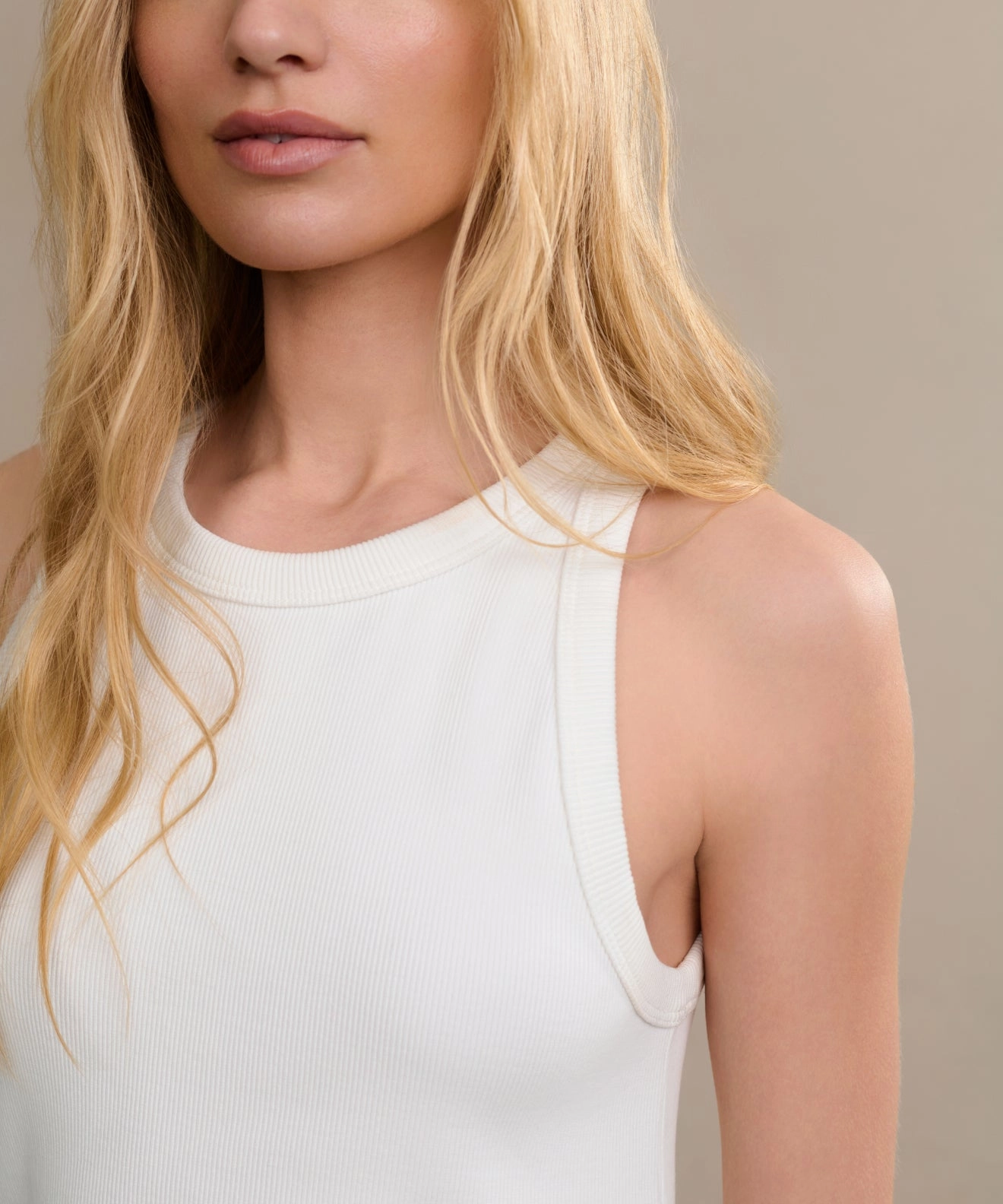 Cool Fabric Cotton Rib Tank