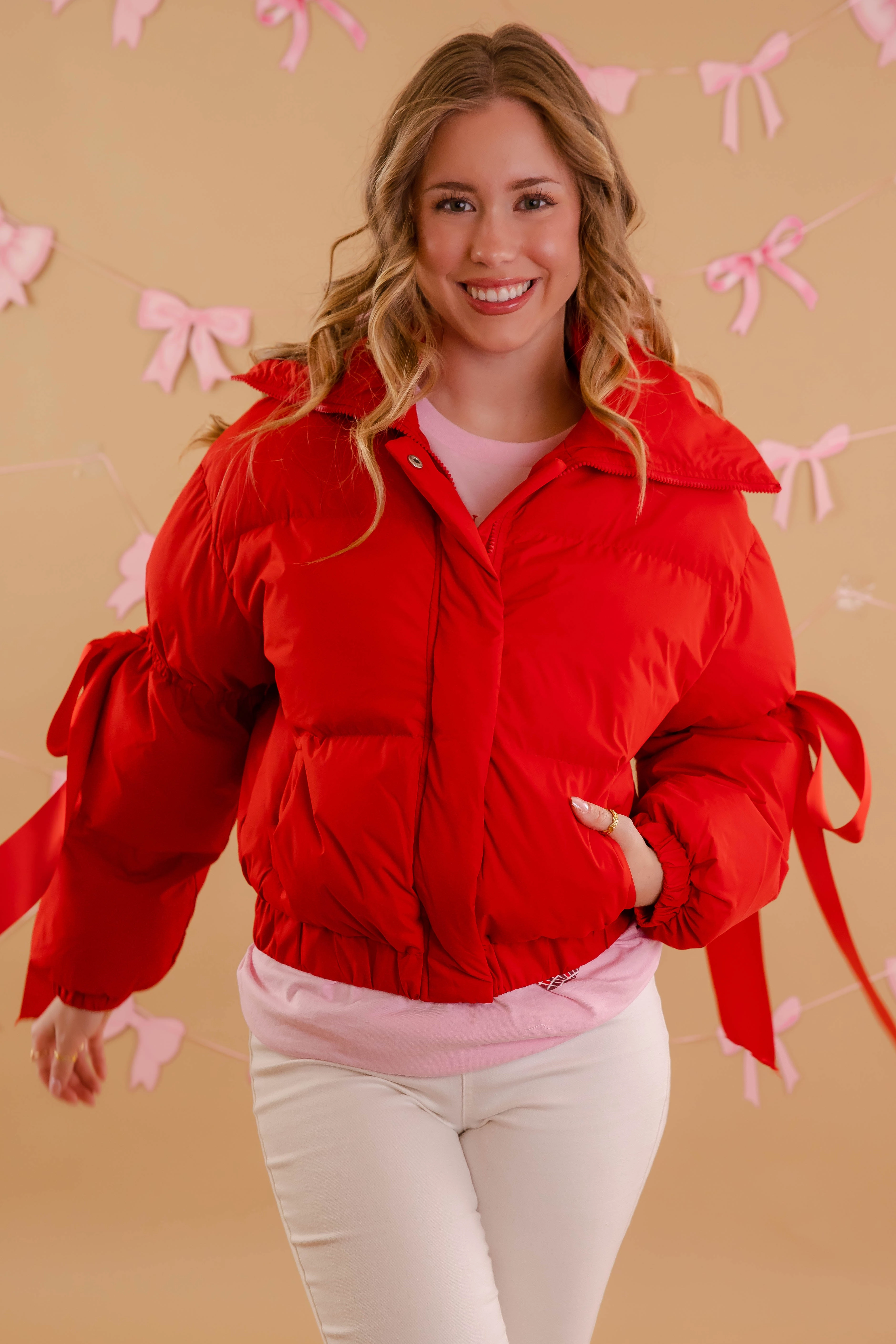 Cool Weather Say No More Puffer Jacket