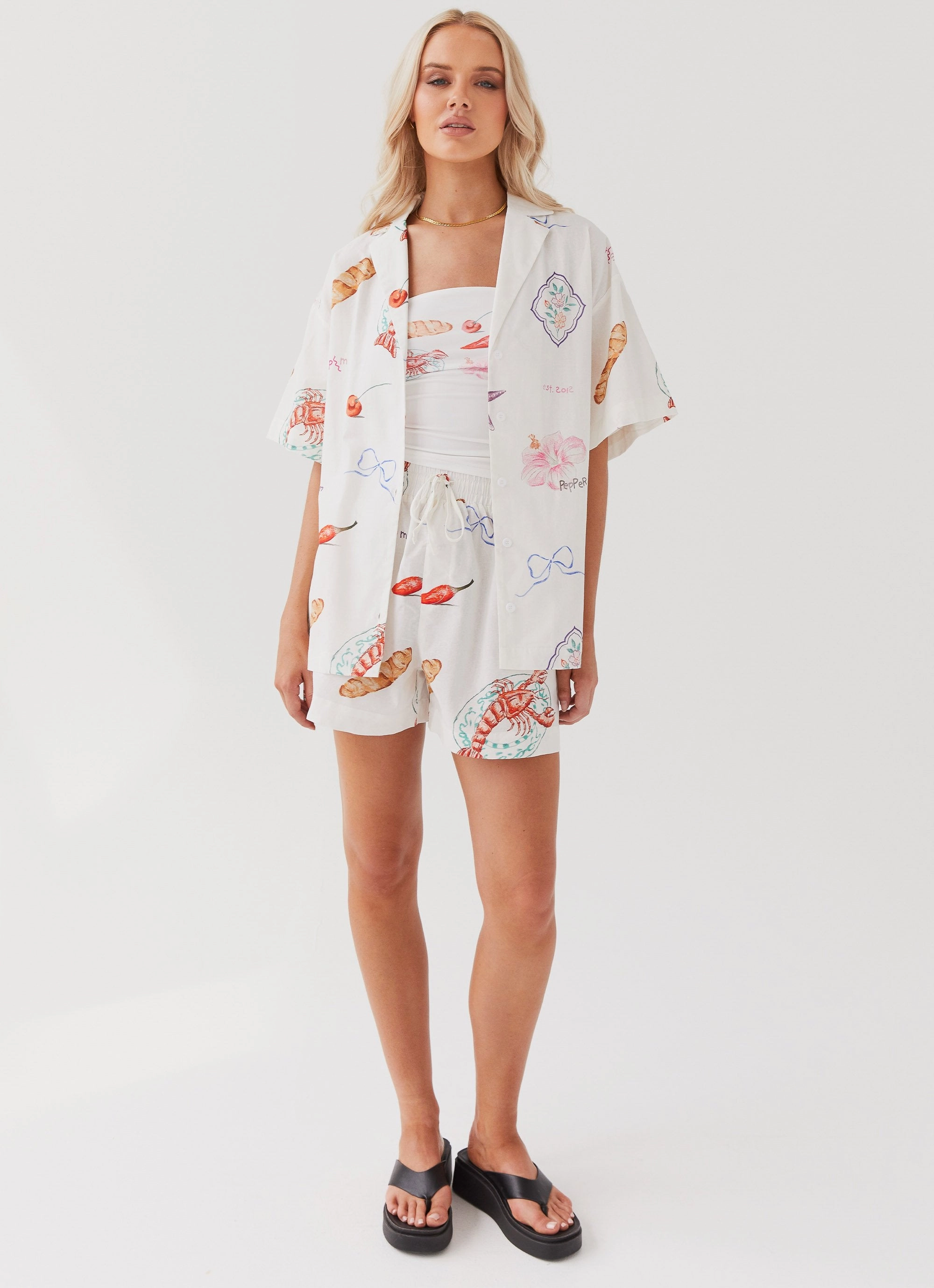 Comfortable Cotton Sweet Relief Oversized Linen Shirt - Banchetto