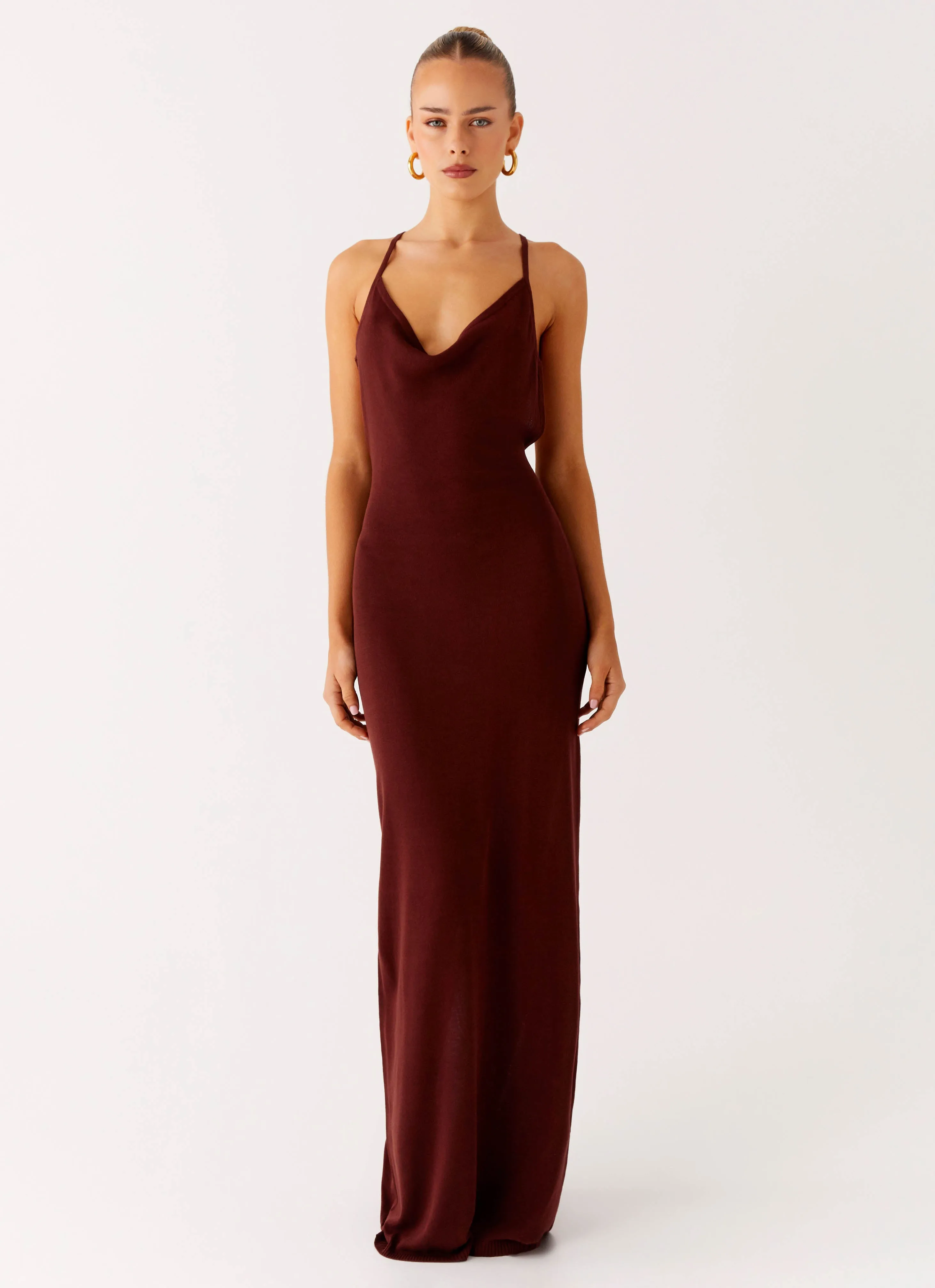 Nomad Muse Maxi Dress - Chocolate Timeless Comfort