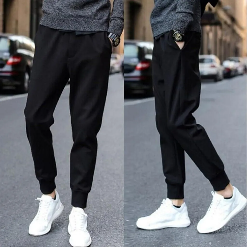 LCMTWX Cargo Pants for Men Casual Jogging Sports Elastic with Pockets Men's Men's Pants Fleece Active Tech Joggers