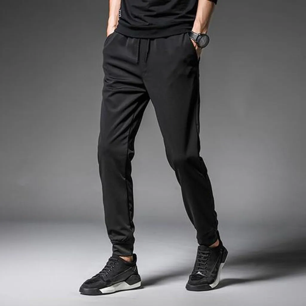 LCMTWX Cargo Pants for Men Casual Jogging Sports Elastic with Pockets Men's Men's Pants Fleece Active Tech Joggers