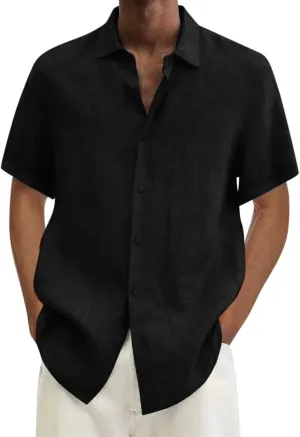 LCMTWX Men's Long Sleeve Button Up Shirts Long Sleeved Lapel Solid Color Shirt Shirt Double Pockets Men's Shirt Tee Shirts