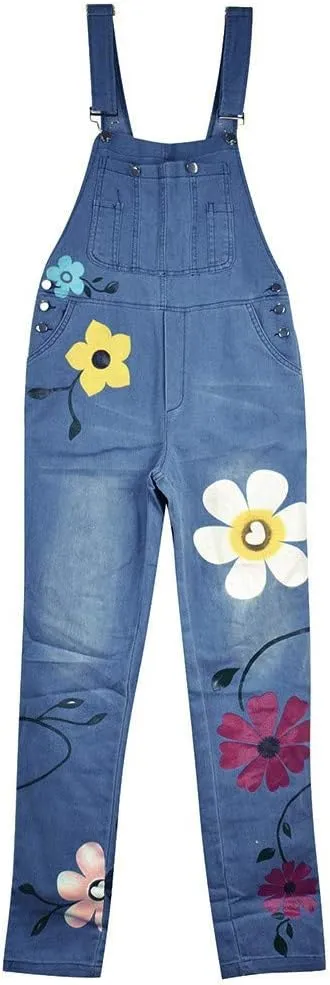 LCMTWX Skinny Jeans for Women Denim Bib Women's Fashion Bib Rompers Pants Women's Jeans Stretchy Raw Hem High Rise Jeans