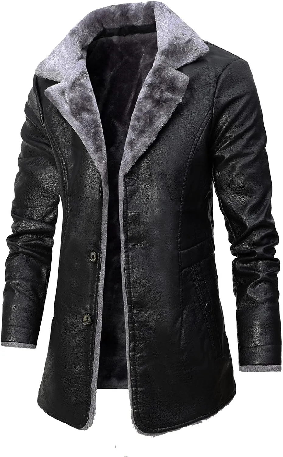 LCMTWX Winter Coats for Men Jacket Coat Leisure Plus Size Hat Zip Pocket Cotton-Padded Warm Soft Hooded Jacket Coat Men's