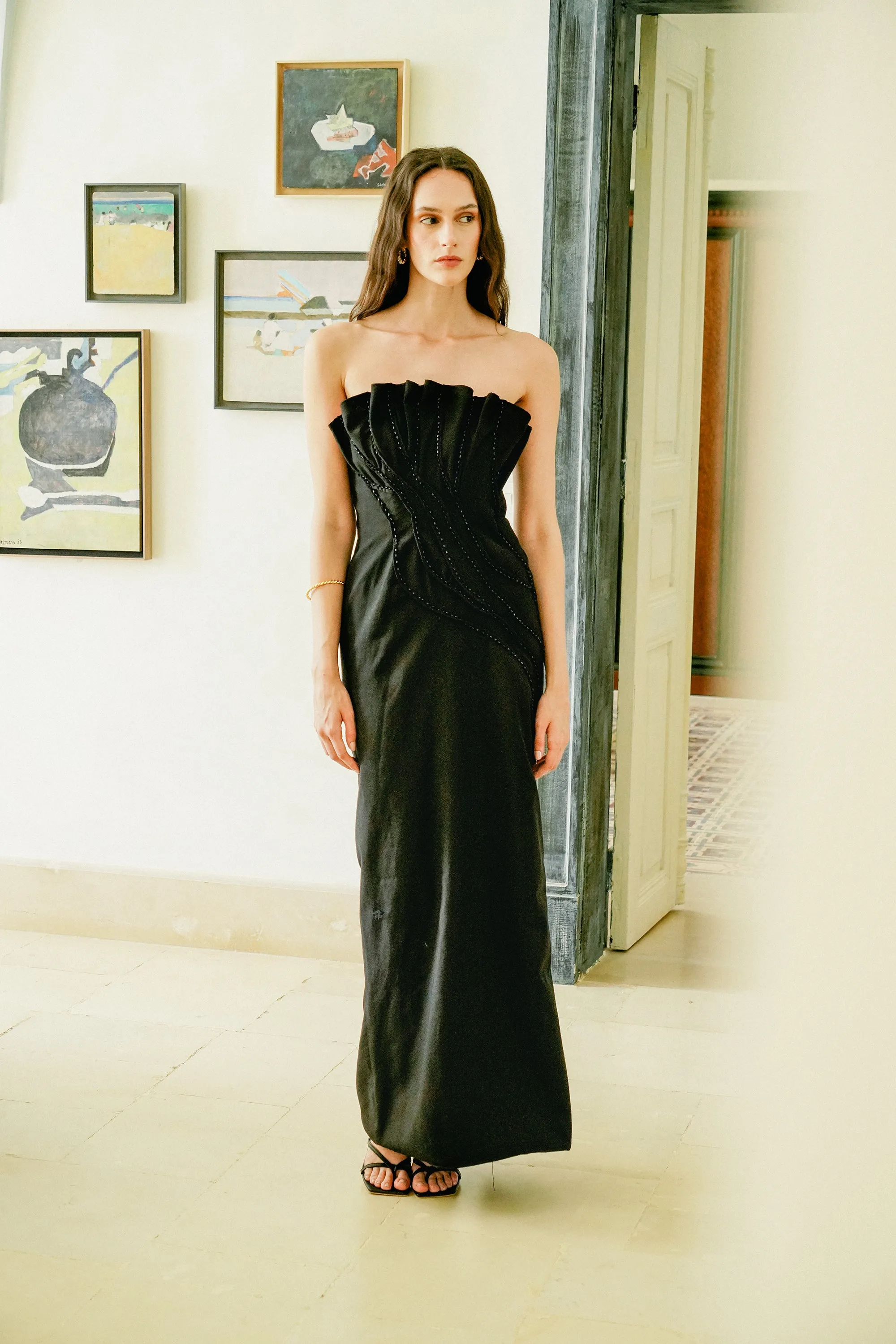 Branchage Dress Soft Motion